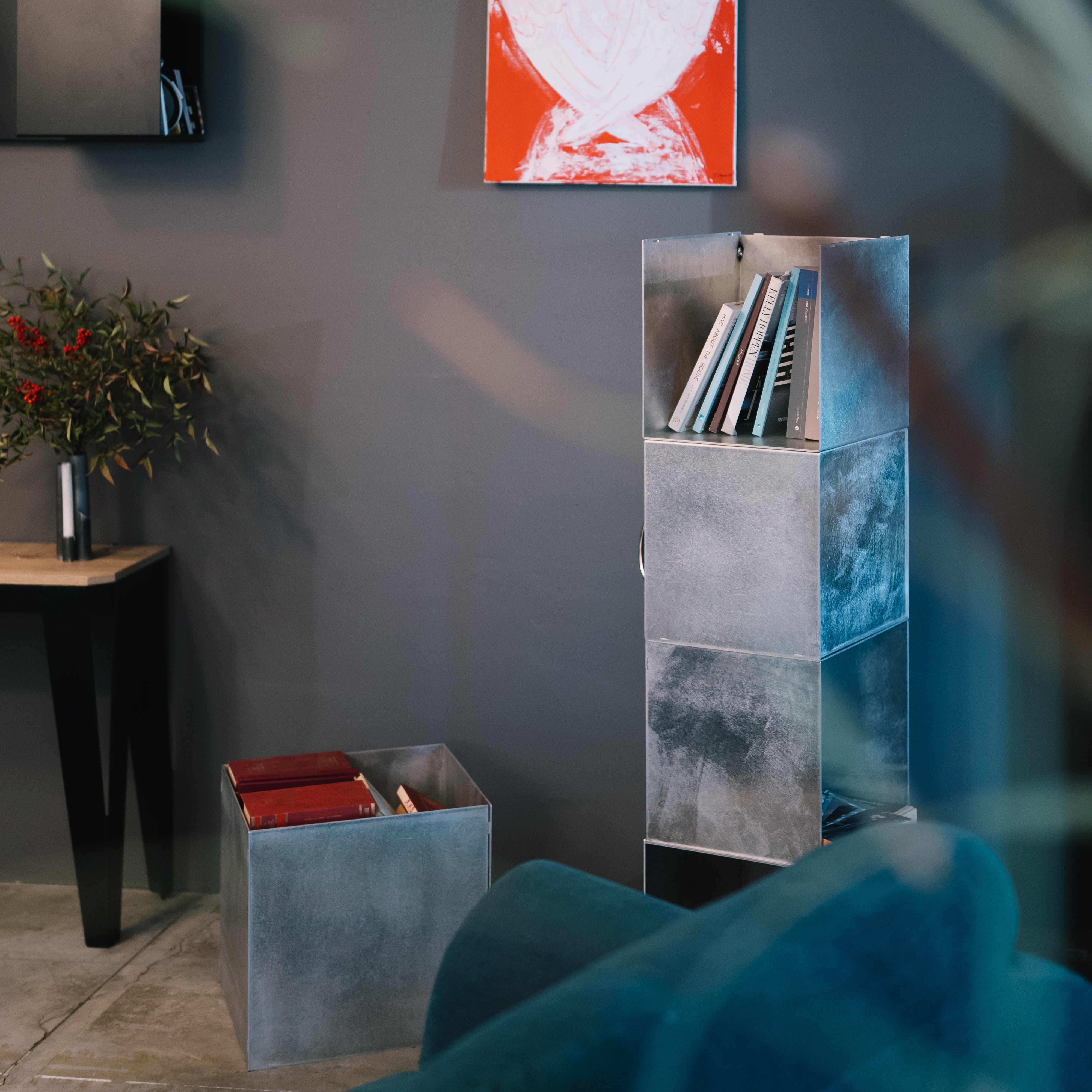 Vinyl Cube Multifunctional Shelf