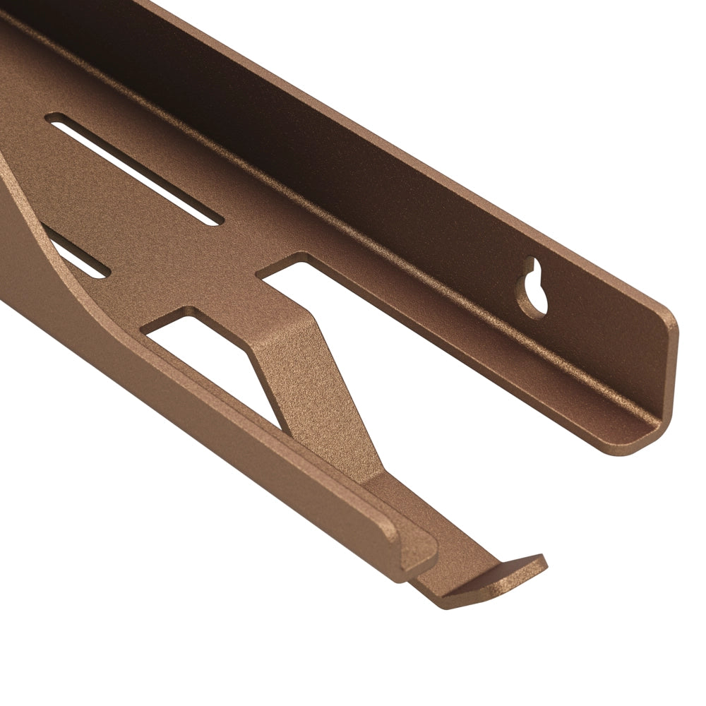 Etajera metalica WAVE 2 – raft din aluminiu elegant si rezistent, ideal pentru depozitarea prosoapelor si produselor de igiena in baie, perfecta pentru un decor modern si ordonat.