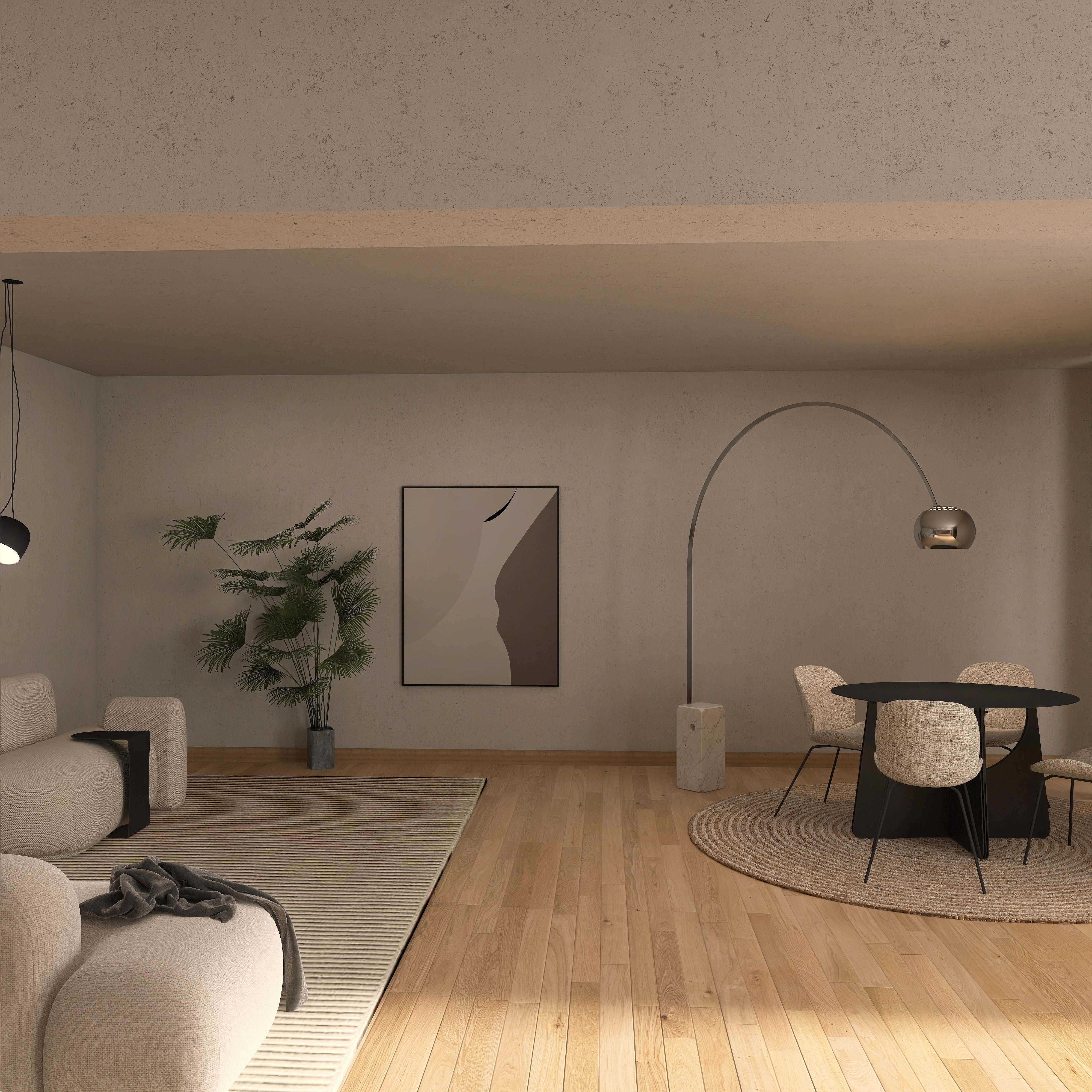 Masa metalica BIG FUNNY   design minimalist si modern, construita integral din metal, ideala pentru orice interior, usor de curatat si durabila- mono