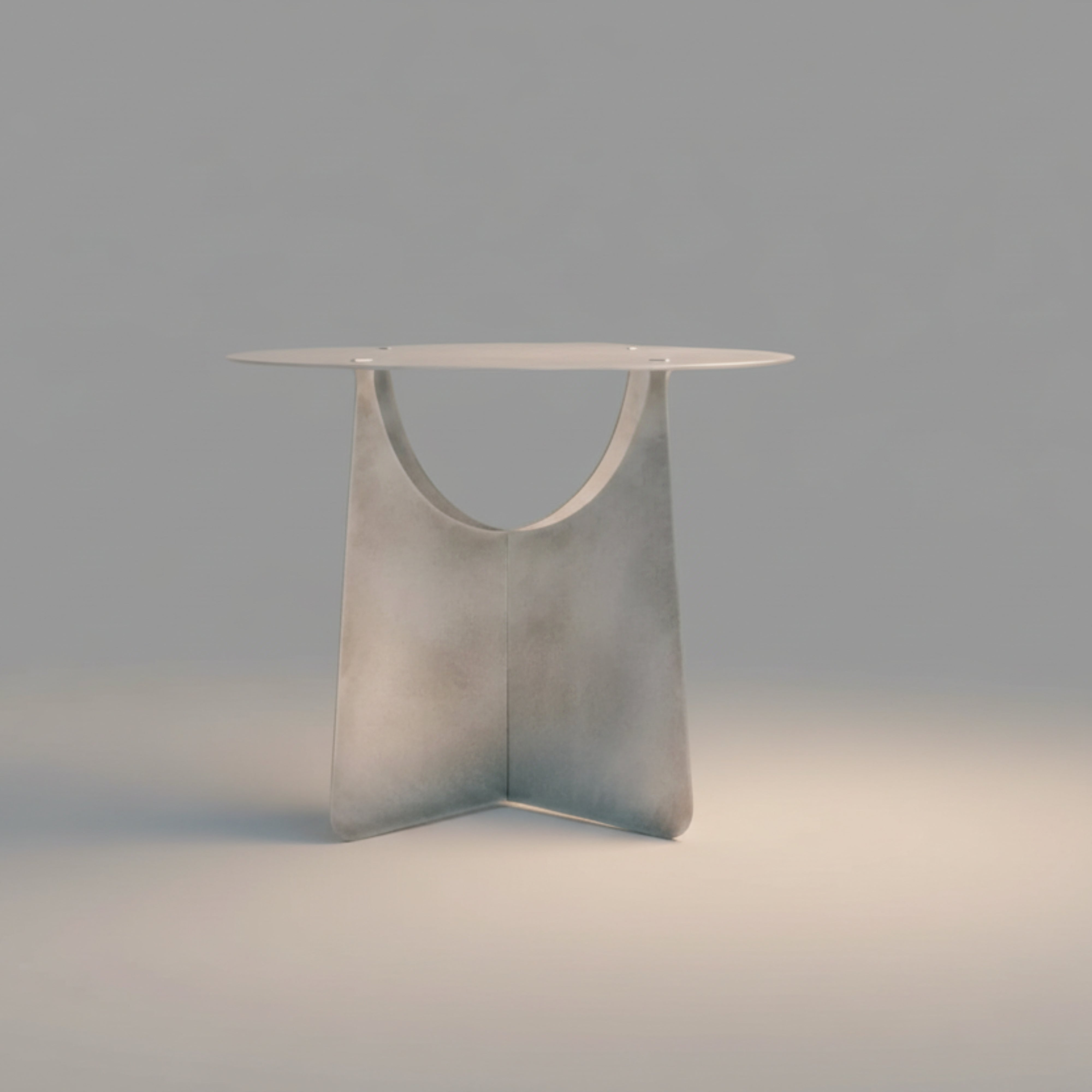 Măsuță FUNNY M aluminiu finisat manual - design inspirat din jocuri, asamblare intuitivă