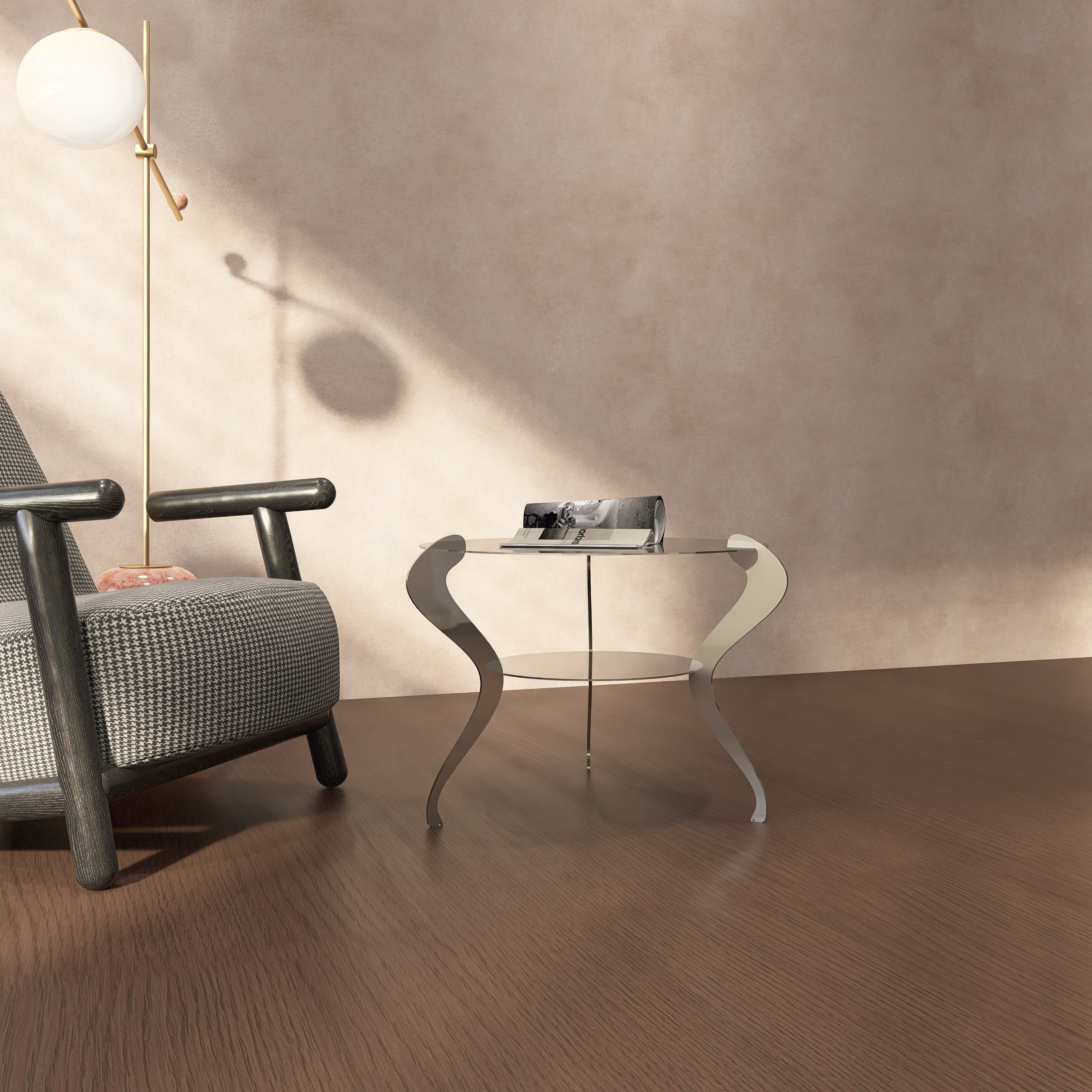 Masuta metalica FRENCH STYLE echilibru estetic intre clasic si modern, cu finisaj discret si vopsire electrostatica, ideala pentru interior si exterior - mono