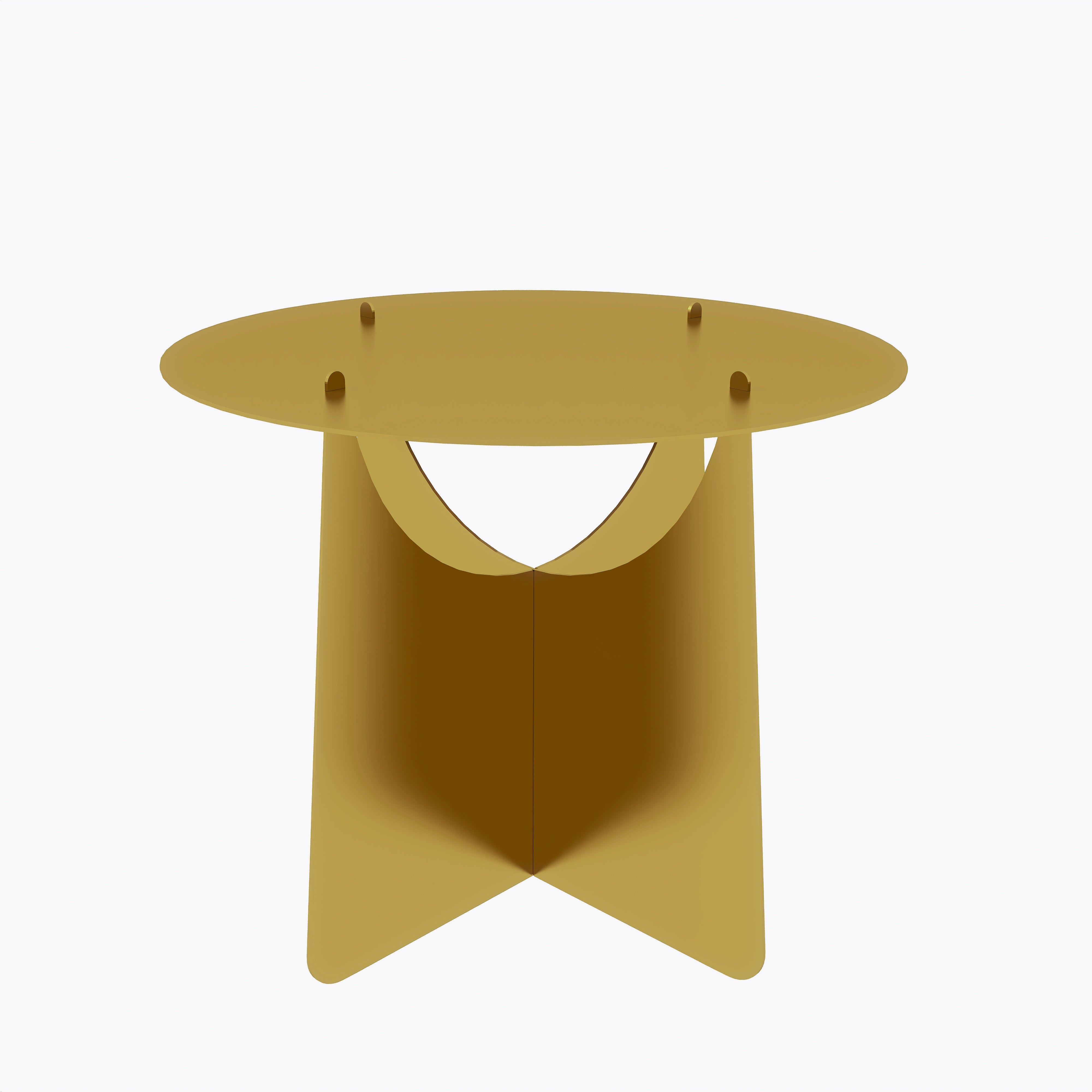 Masuta metalica FUNNY M – noptiera, masa auxiliara sau masa de cafea, cu design minimalist, versatil si finisaj neutru potrivit oricarui decor.