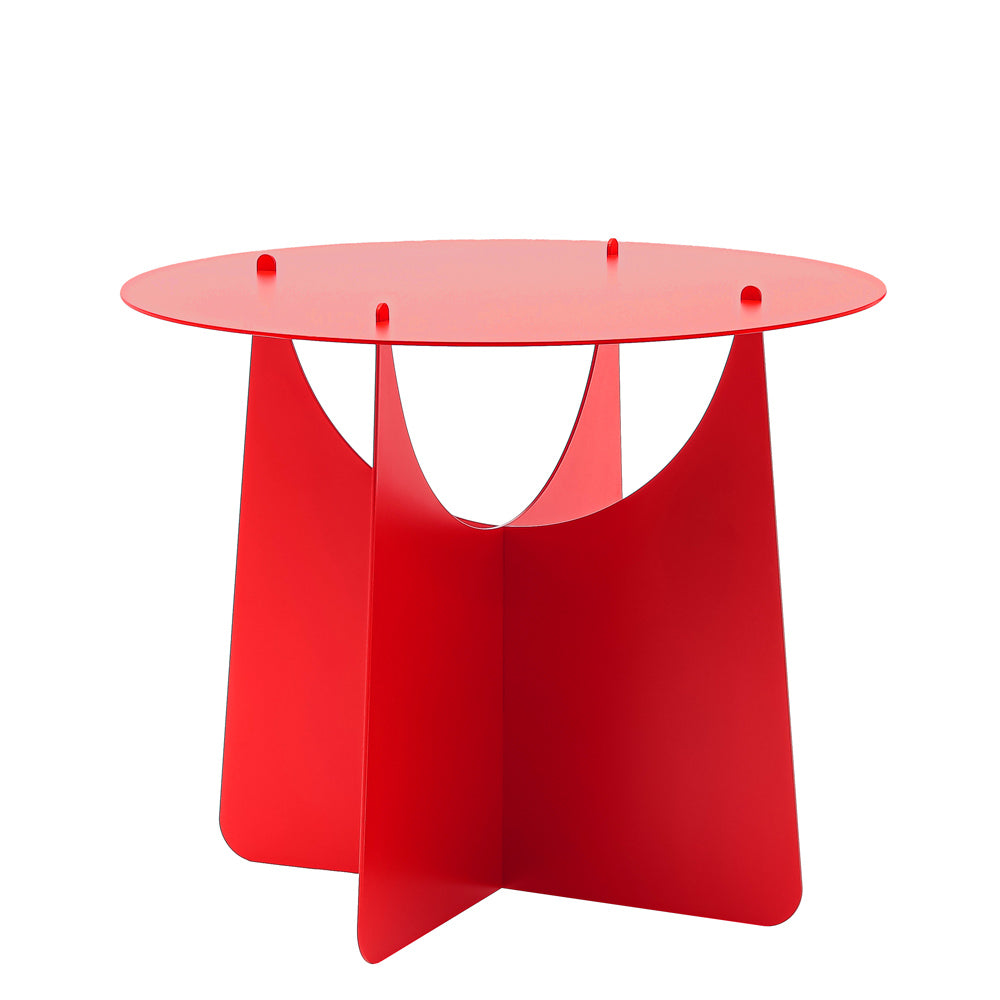 Masuta metalica FUNNY M – noptiera, masa auxiliara sau masa de cafea, cu design minimalist, versatil si finisaj neutru potrivit oricarui decor.