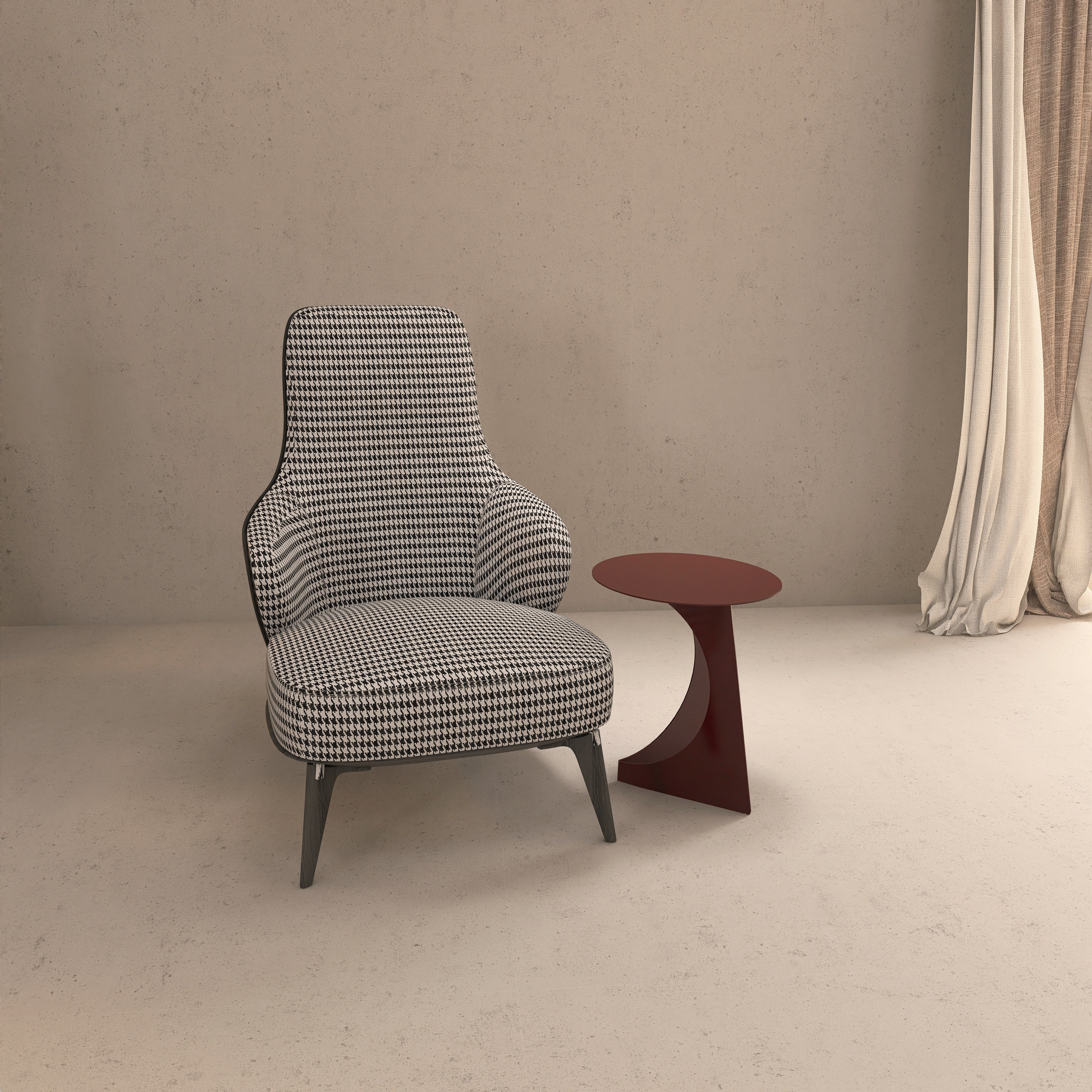 Masuta metalica LUNA - mono