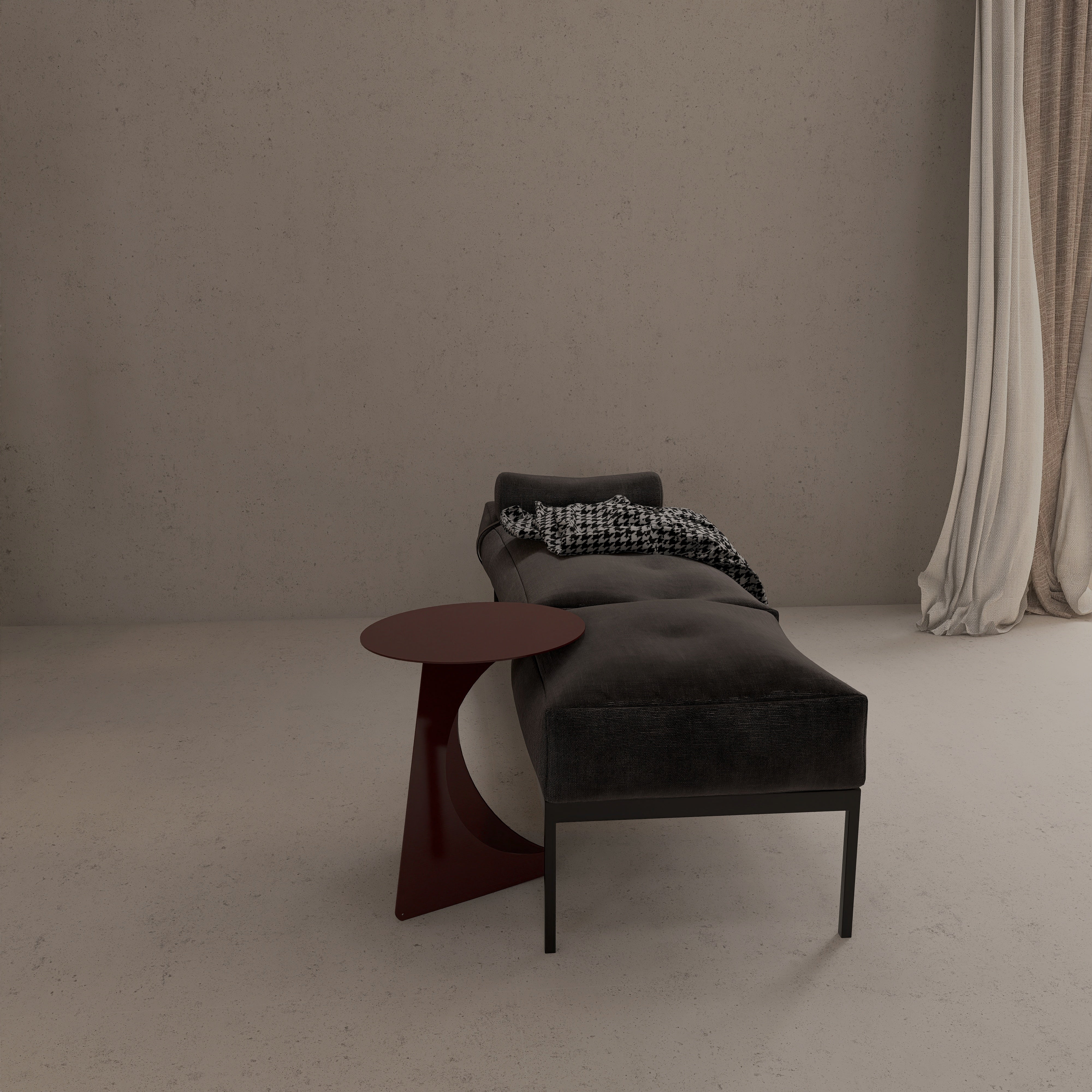 Masuta metalica LUNA - mono