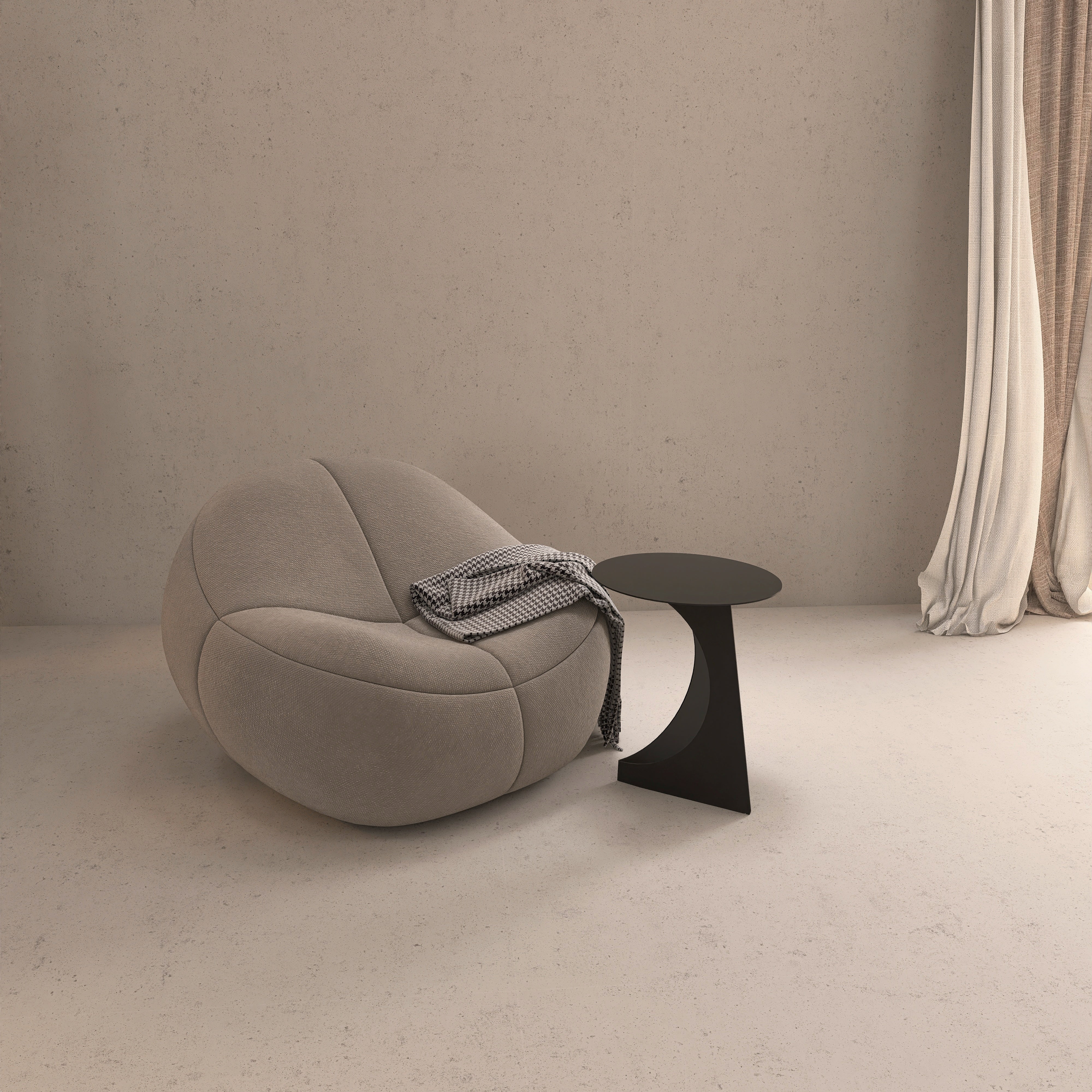 Masuta metalica LUNA - mono