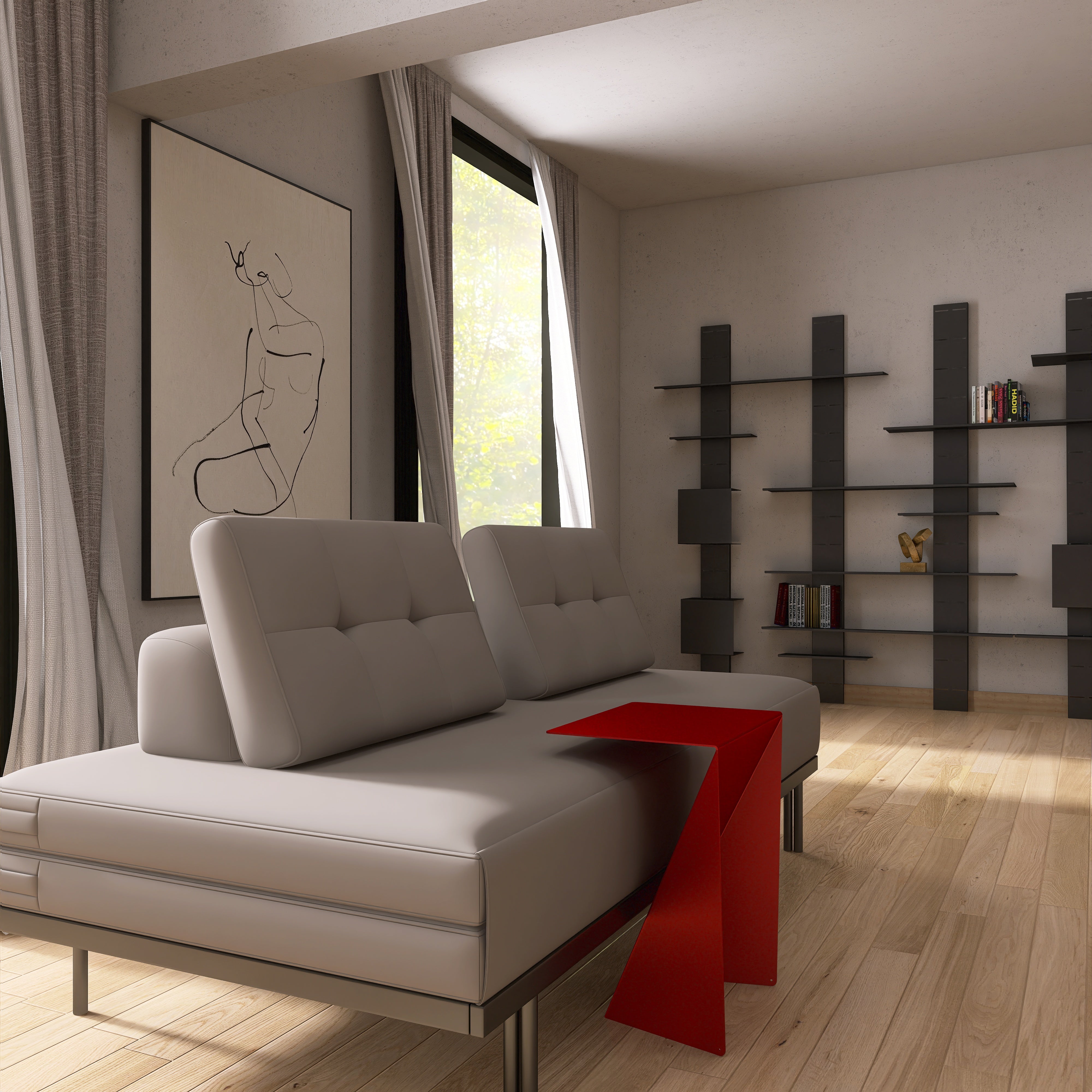 Masuta metalica SWEETY design elegant, ideala ca masuta de cafea, noptiera sau suport pentru obiecte decorative, potrivita pentru living, dormitor sau intrarea in locuinta- mono