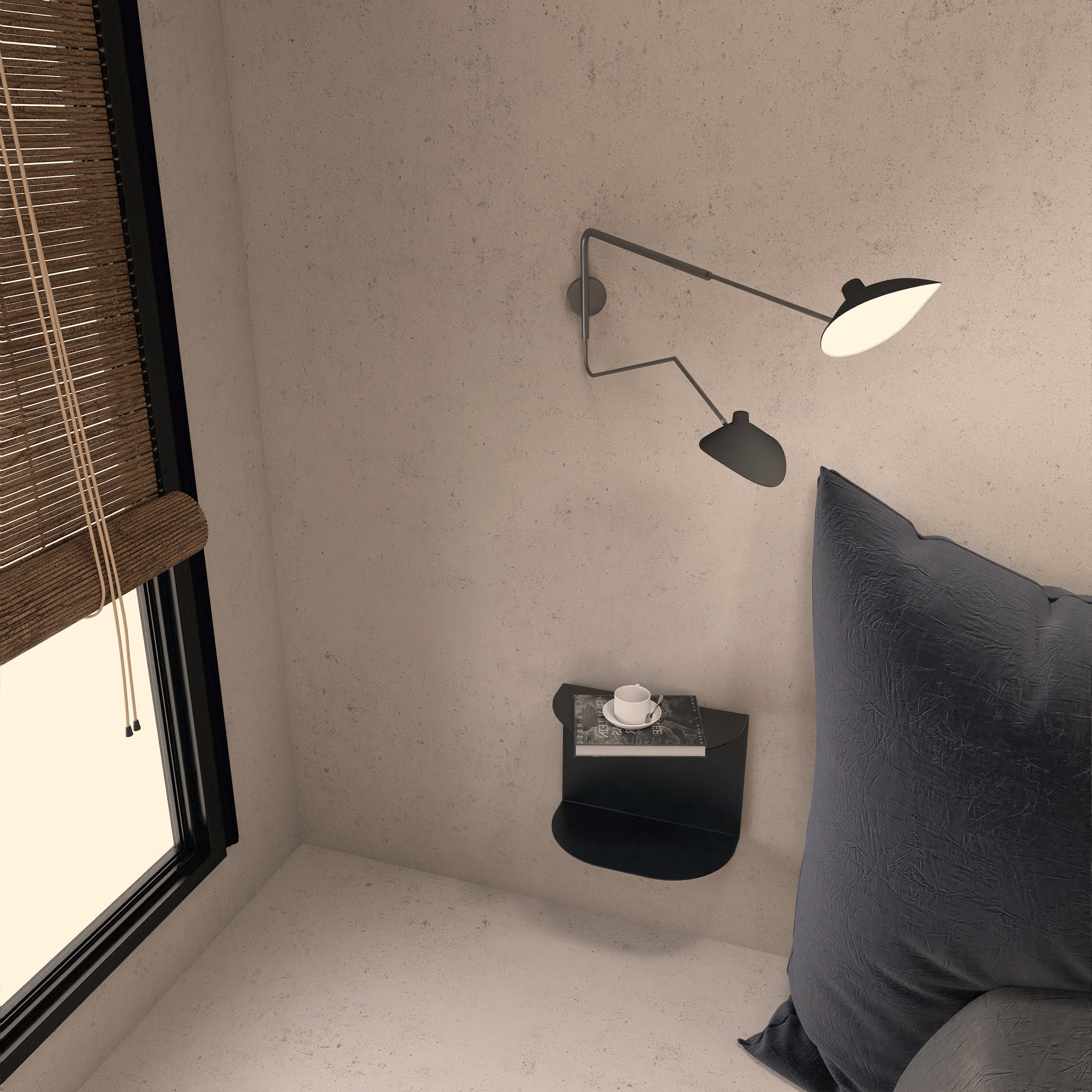 Noptiera metalica CURVE - mono