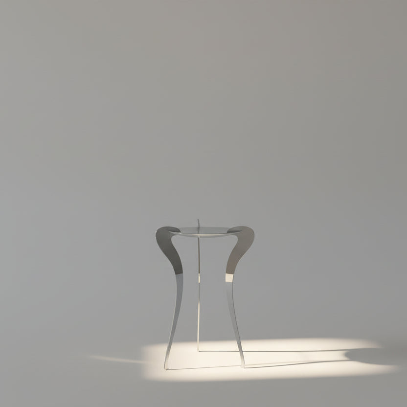 Noptiera metalica MARIE ANTOINETTE design baroc modern- mono