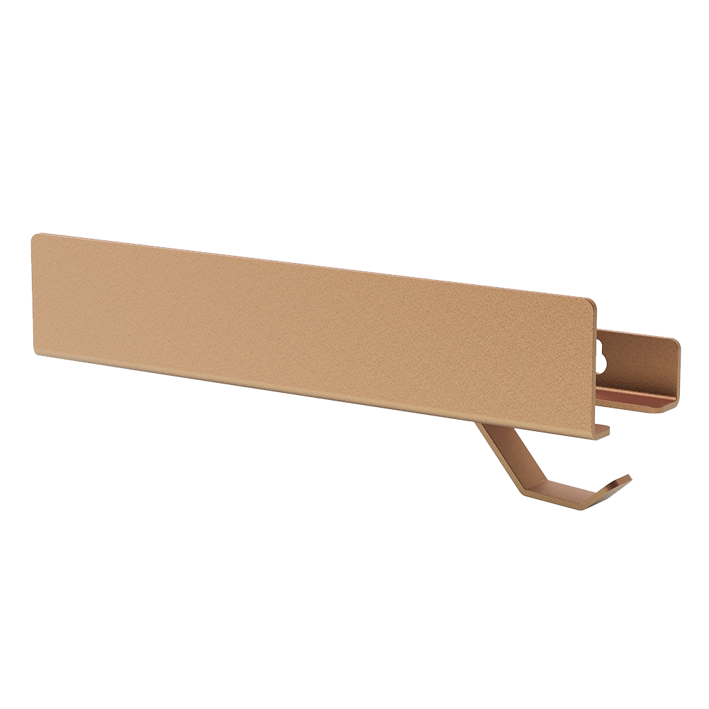 Polita metalica de baie LINE 2 – raft elegant din aluminiu, ideal ca etajera si suport pentru prosoape si produse de igiena, perfect pentru o baie ordonata si moderna.