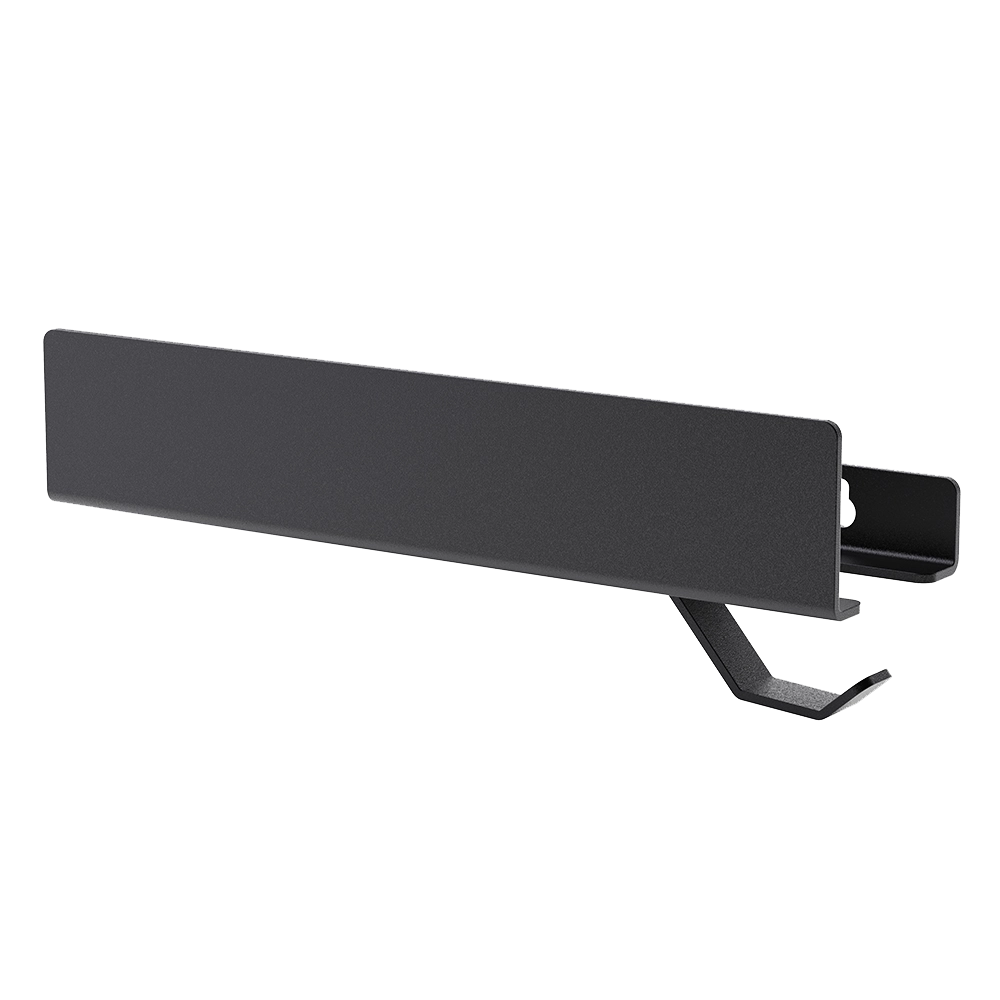 Polita metalica de baie LINE 2 – raft elegant din aluminiu, ideal ca etajera si suport pentru prosoape si produse de igiena, perfect pentru o baie ordonata si moderna.