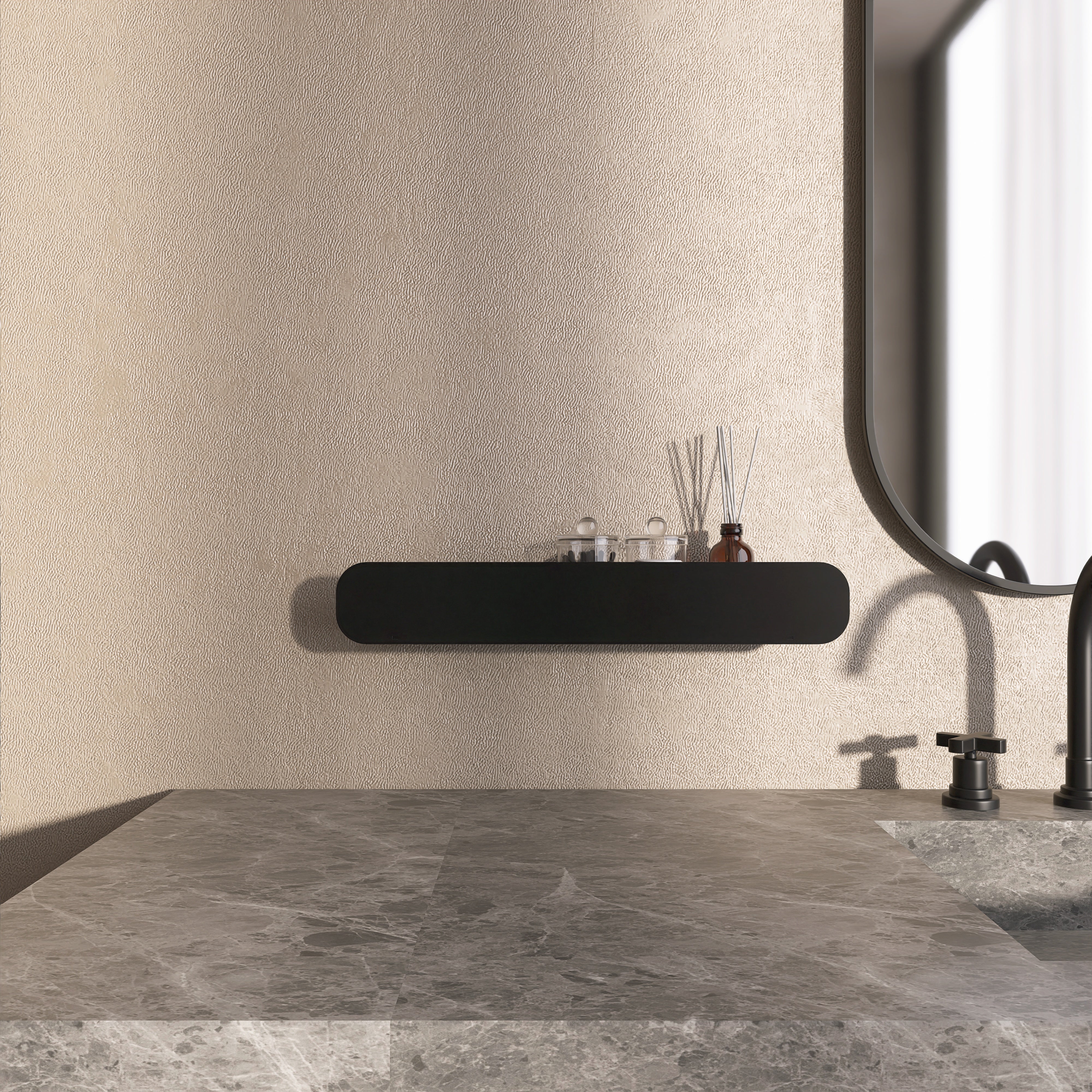 HIDE 1 metal shelf
