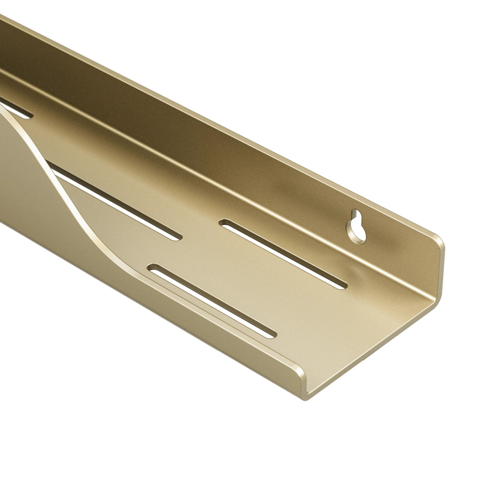Polita metalica de baie WAVE 1 – raft elegant din aluminiu, ideal ca etajera moderna si suport pentru produse de igiena, potrivit pentru o baie organizata si minimalista.