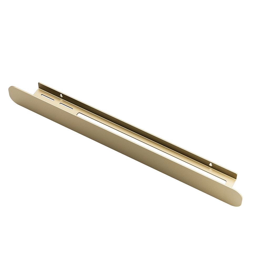 Polita metalica HIDE 4 – raft elegant din aluminiu, ideal ca etajera si suport pentru prosoape si produse de igiena, perfecta pentru o baie ordonata si moderna.