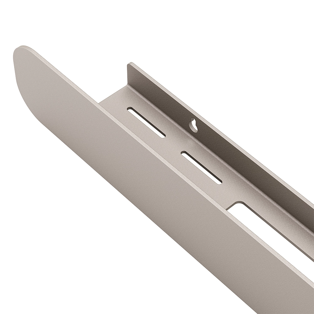 Polita metalica HIDE 4 – raft elegant din aluminiu, ideal ca etajera si suport pentru prosoape si produse de igiena, perfecta pentru o baie ordonata si moderna.