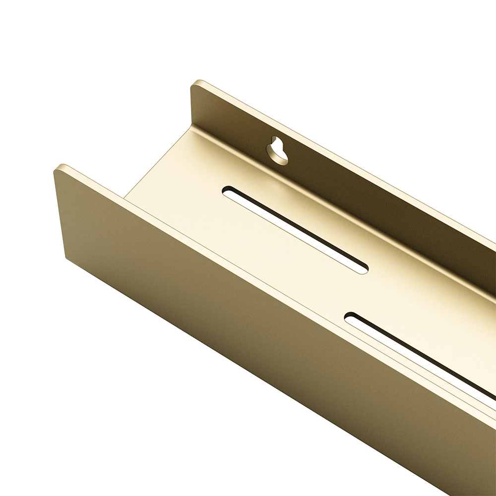Polita metalica LINE 1 – design minimalist si liniar, perfecta pentru depozitarea produselor de ingrijire, ideala pentru orice baie compacta si practica.