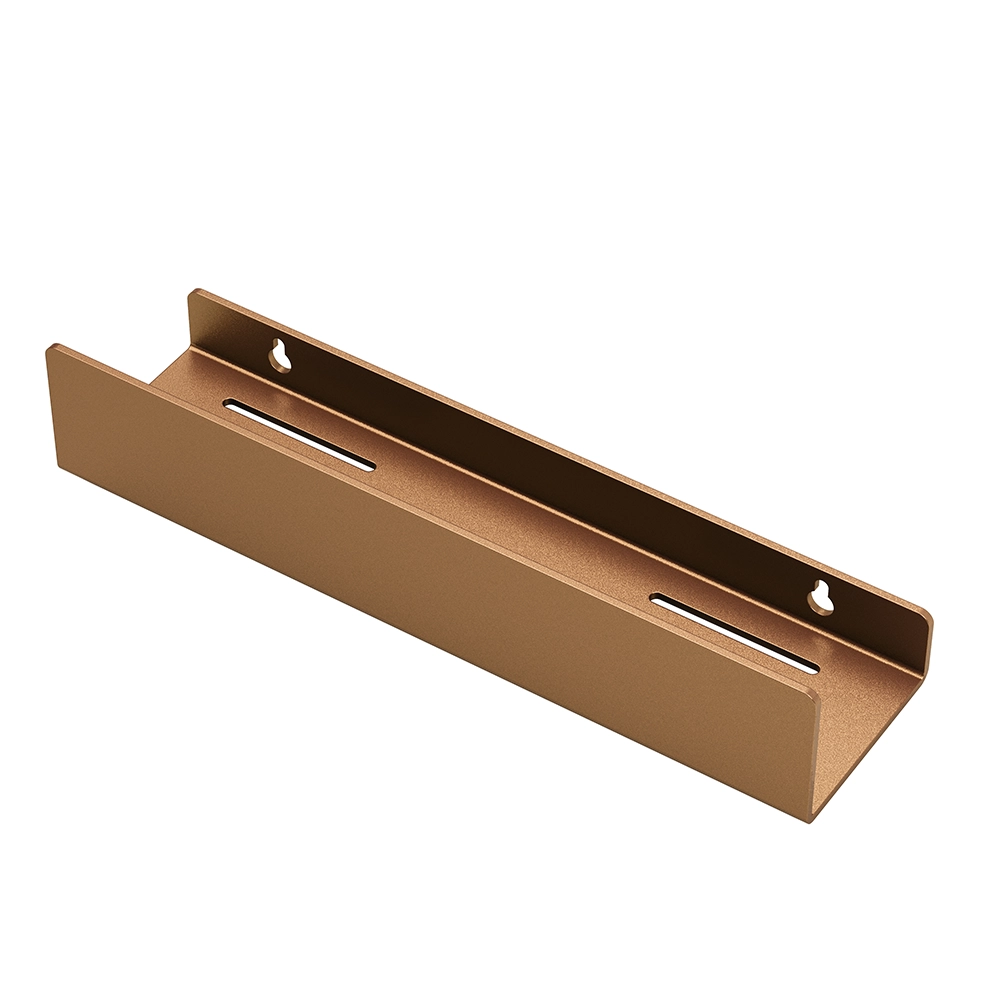 Polita metalica LINE 1 – design minimalist si liniar, perfecta pentru depozitarea produselor de ingrijire, ideala pentru orice baie compacta si practica.