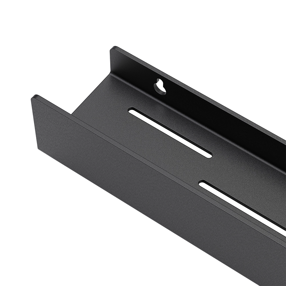 Polita metalica LINE 1 – design minimalist si liniar, perfecta pentru depozitarea produselor de ingrijire, ideala pentru orice baie compacta si practica.