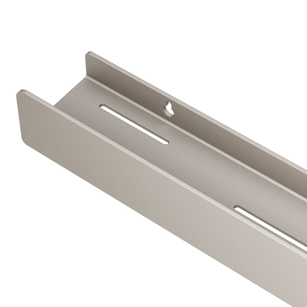 Polita metalica LINE 4 – raft elegant din aluminiu, ideal ca etajera si suport pentru prosoape si produse de igiena, perfecta pentru o baie ordonata si moderna.