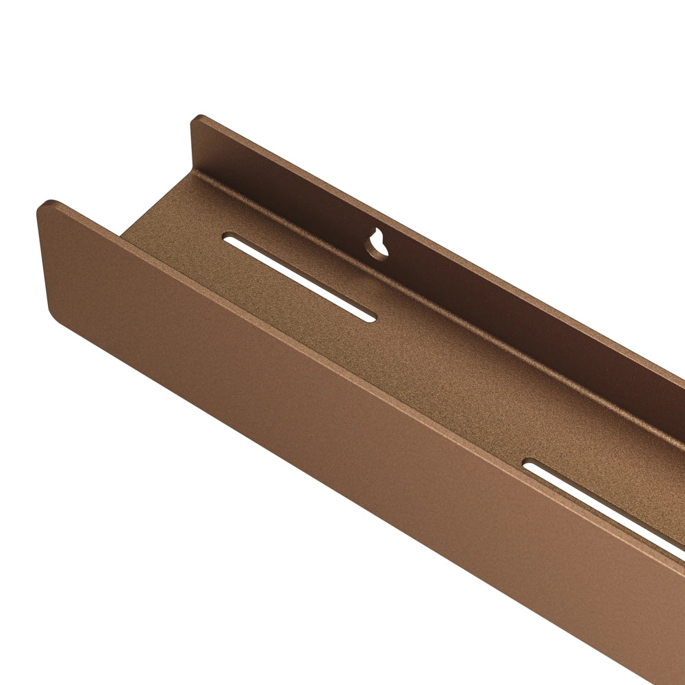 Polita metalica LINE 4 – raft elegant din aluminiu, ideal ca etajera si suport pentru prosoape si produse de igiena, perfecta pentru o baie ordonata si moderna.
