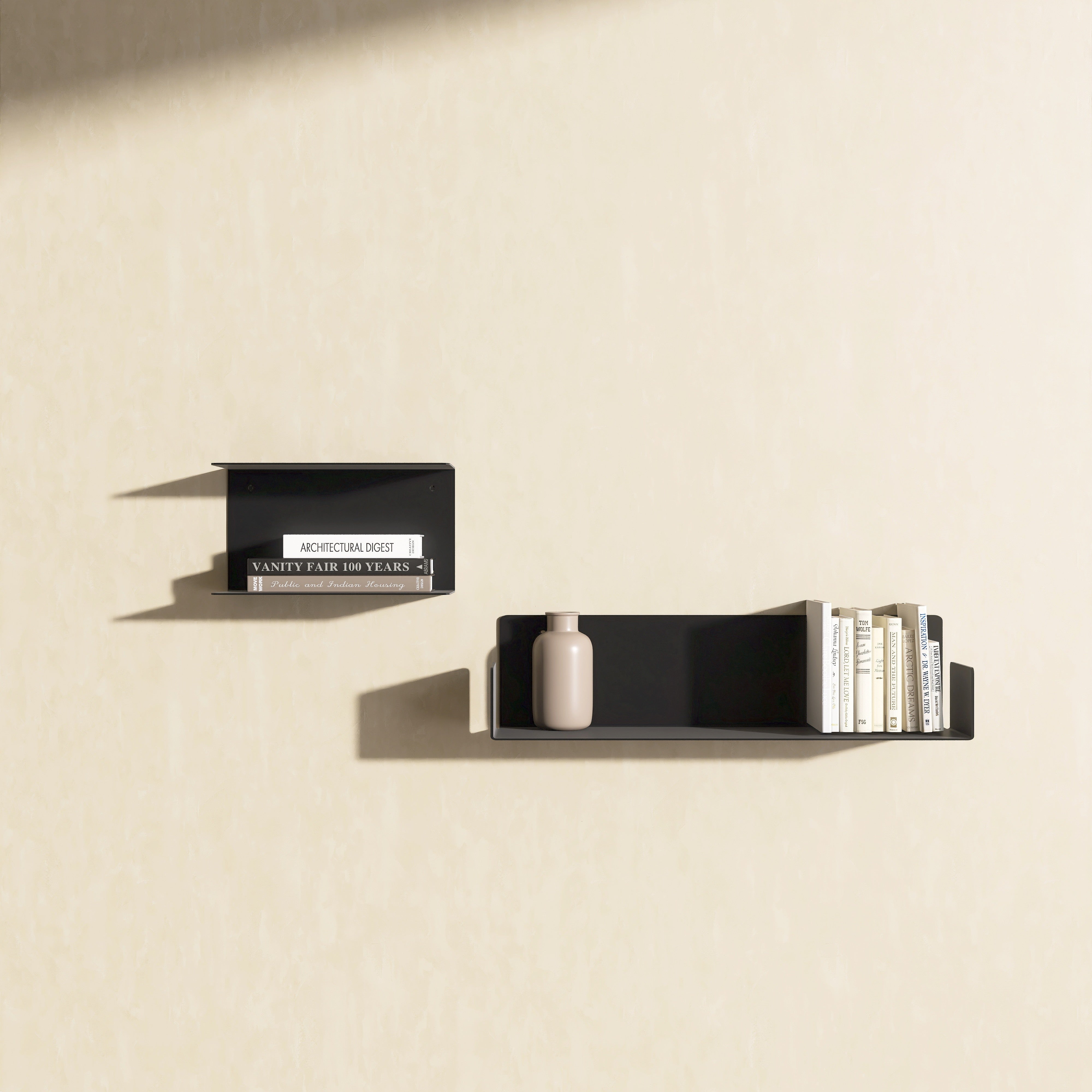 Set etajere metalice U-shelf + Fold