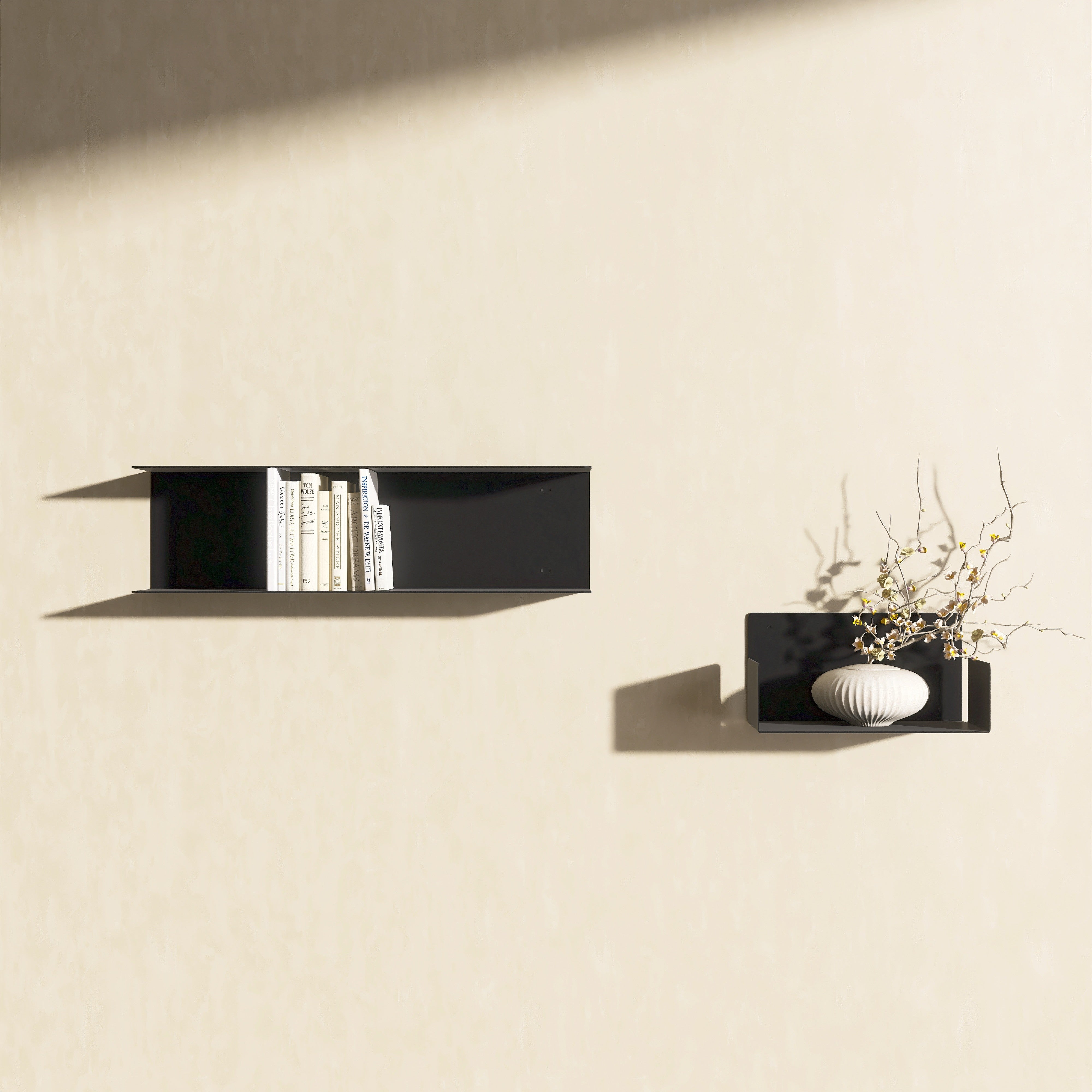 Set etajere metalice U-shelf + Fold