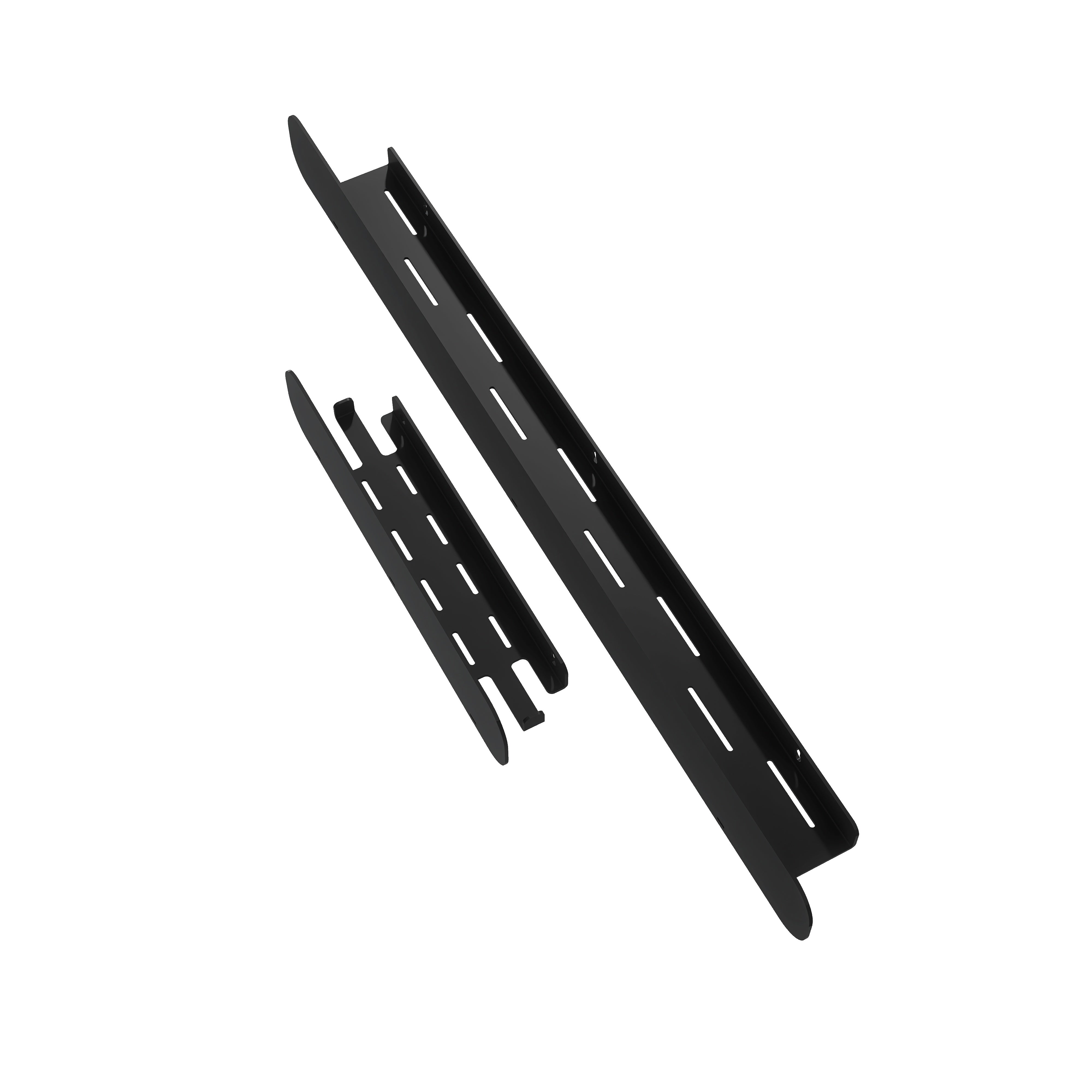 Set polițe metalice HIDE 5&3 pentru baie, HIDE 5 cu agățătoare prosop, HIDE 3 spațiu generos, finisaj premium, negru