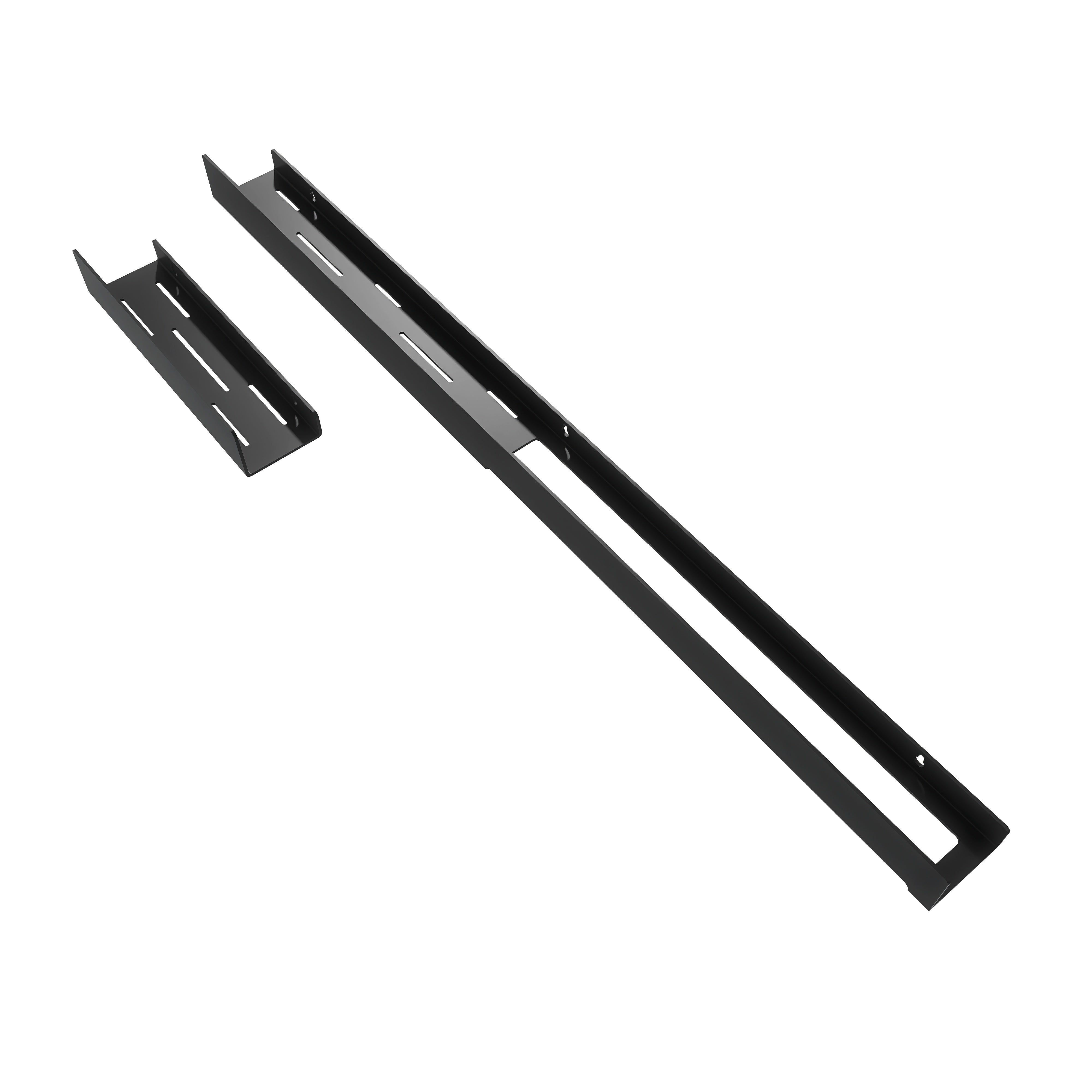 Poliţă de baie LINE 2 montată pe perete, vedere laterală