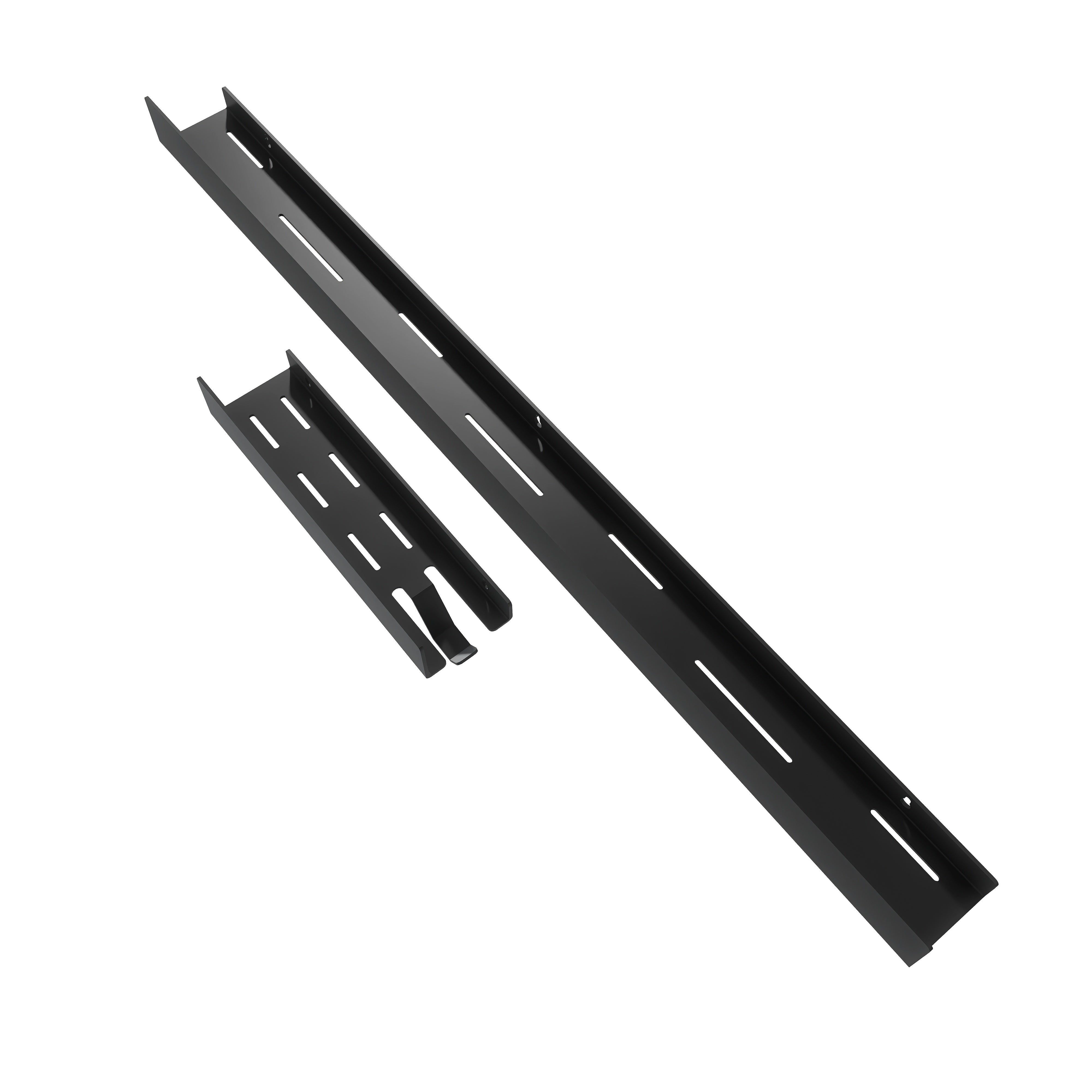 Poliţă compactă LINE 2 cu agăţătoare montată pe perete de baie