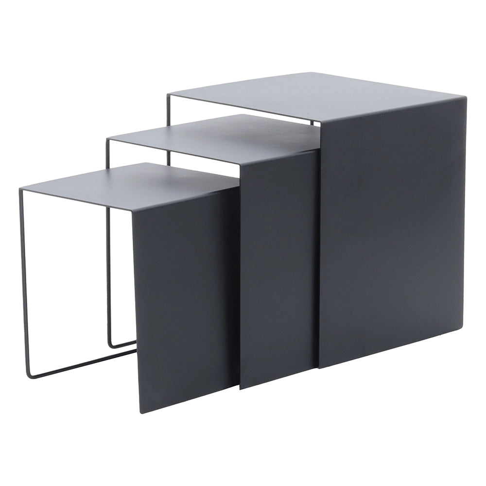 Set masute metalice GEOMETRY - mono