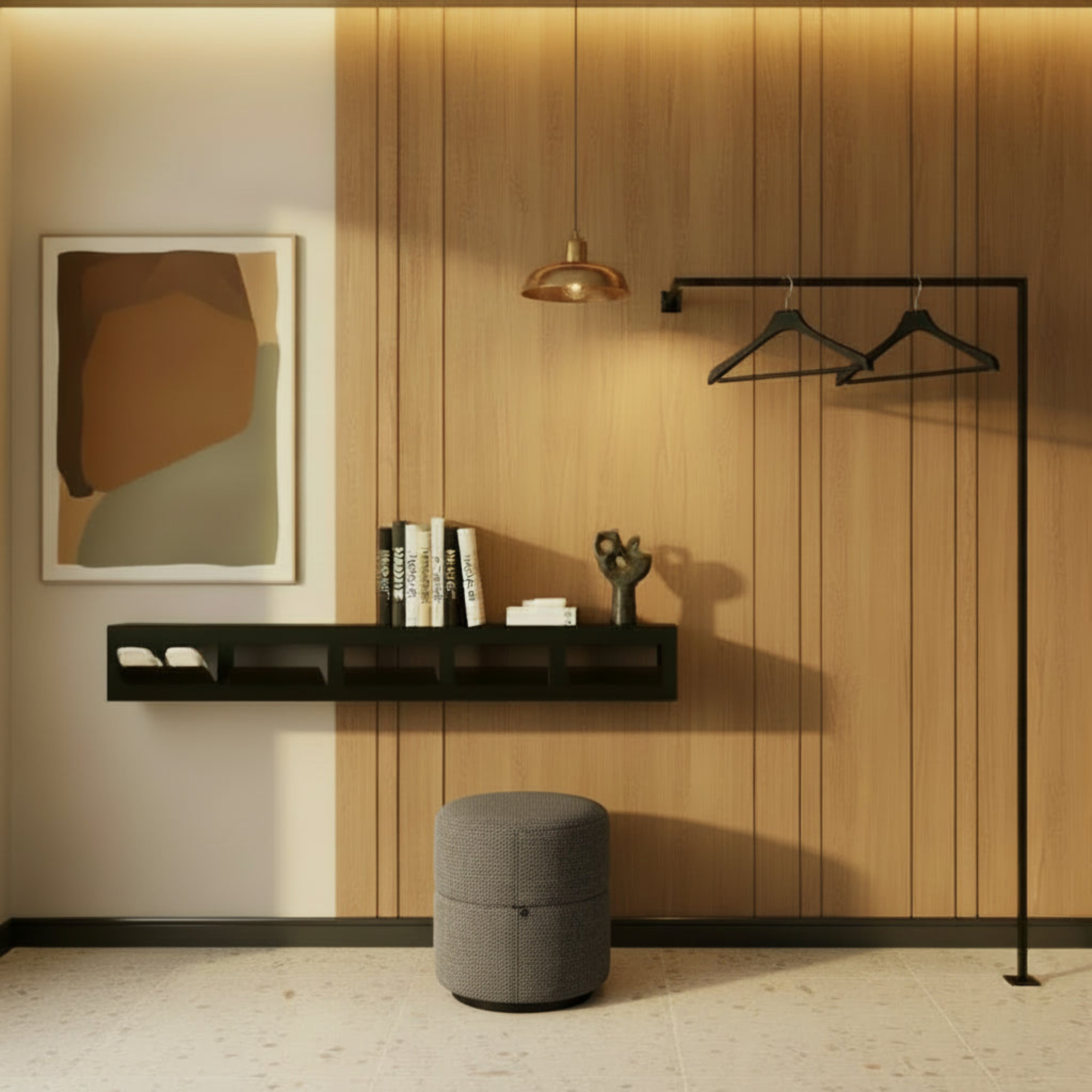 Set SOLE 2 și TP1 - metal rezistent vopsit electrostatic, organizare completă fără zgomot vizual, minimalism rafinat