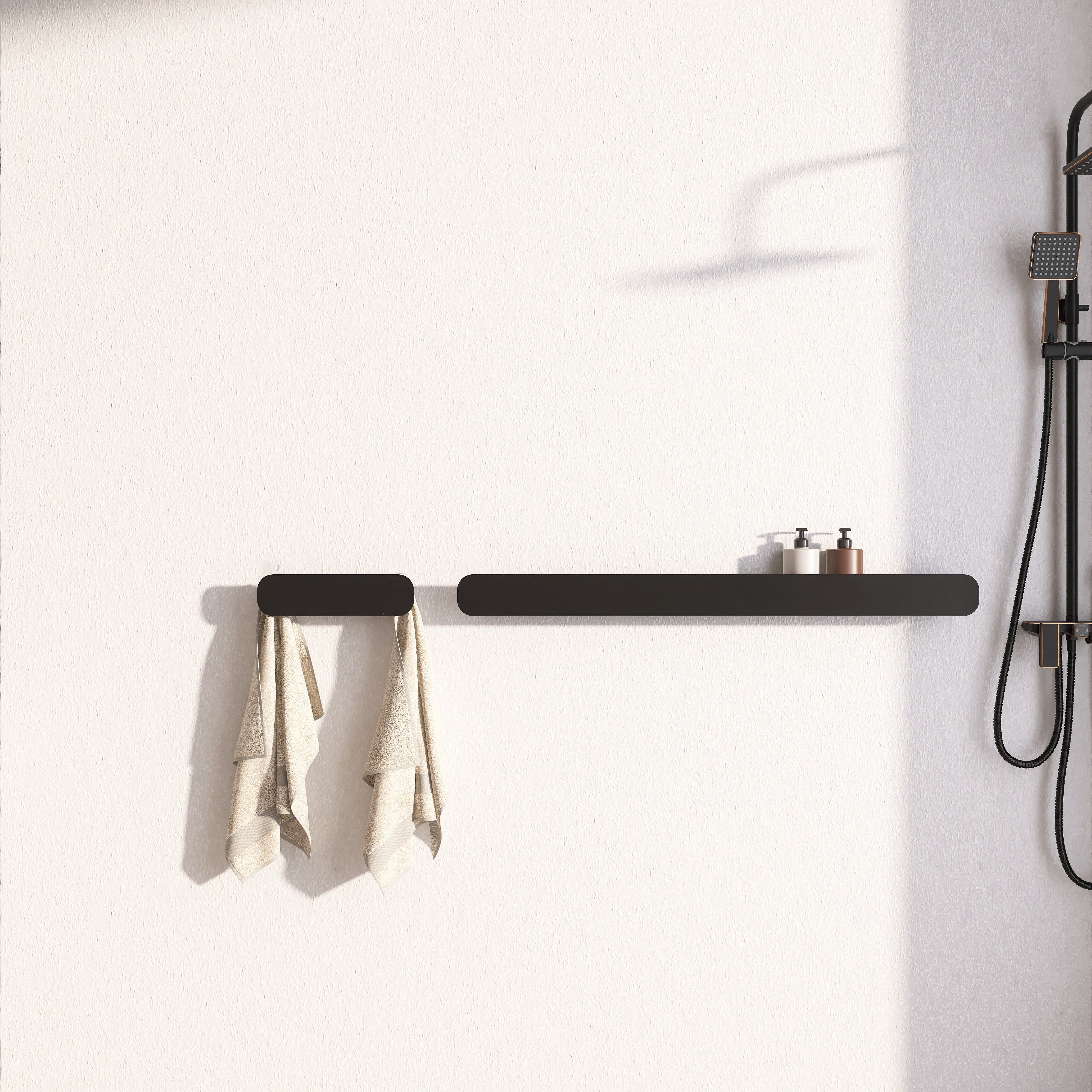 HIDE 9 Bathroom Shelf Set – 30 + 100 cm