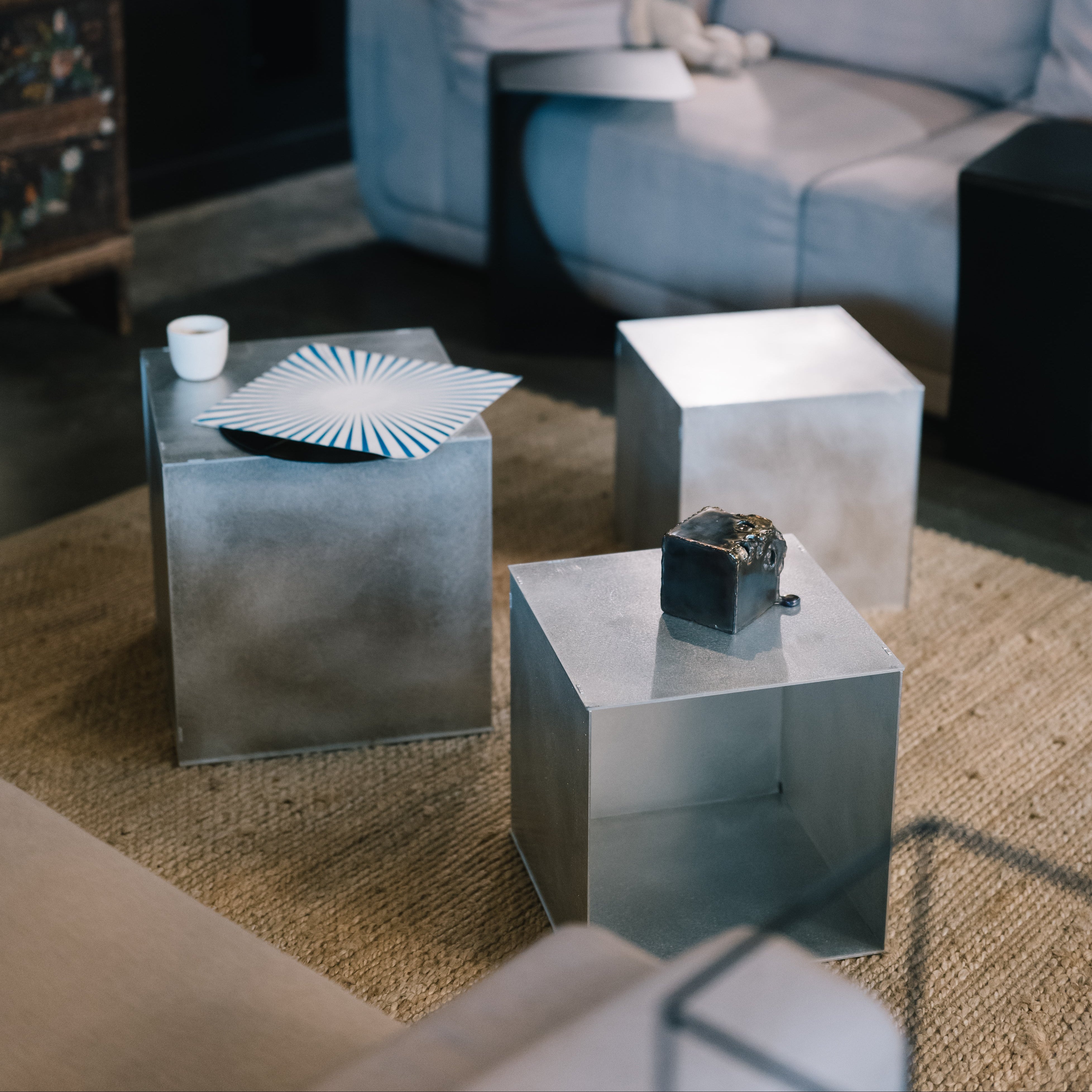 Vinyl Cube Multifunctional Shelf