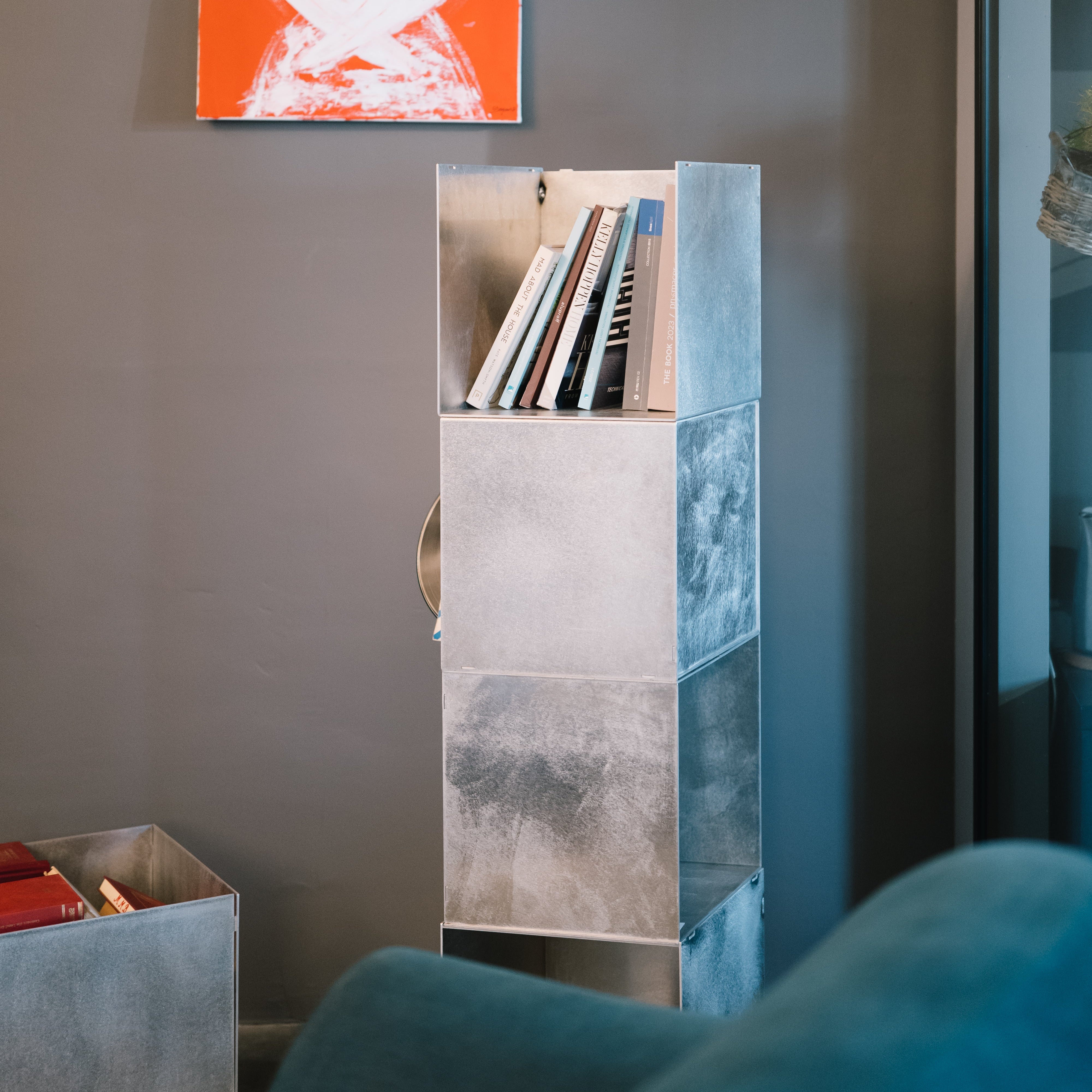 Vinyl Cube Multifunctional Shelf