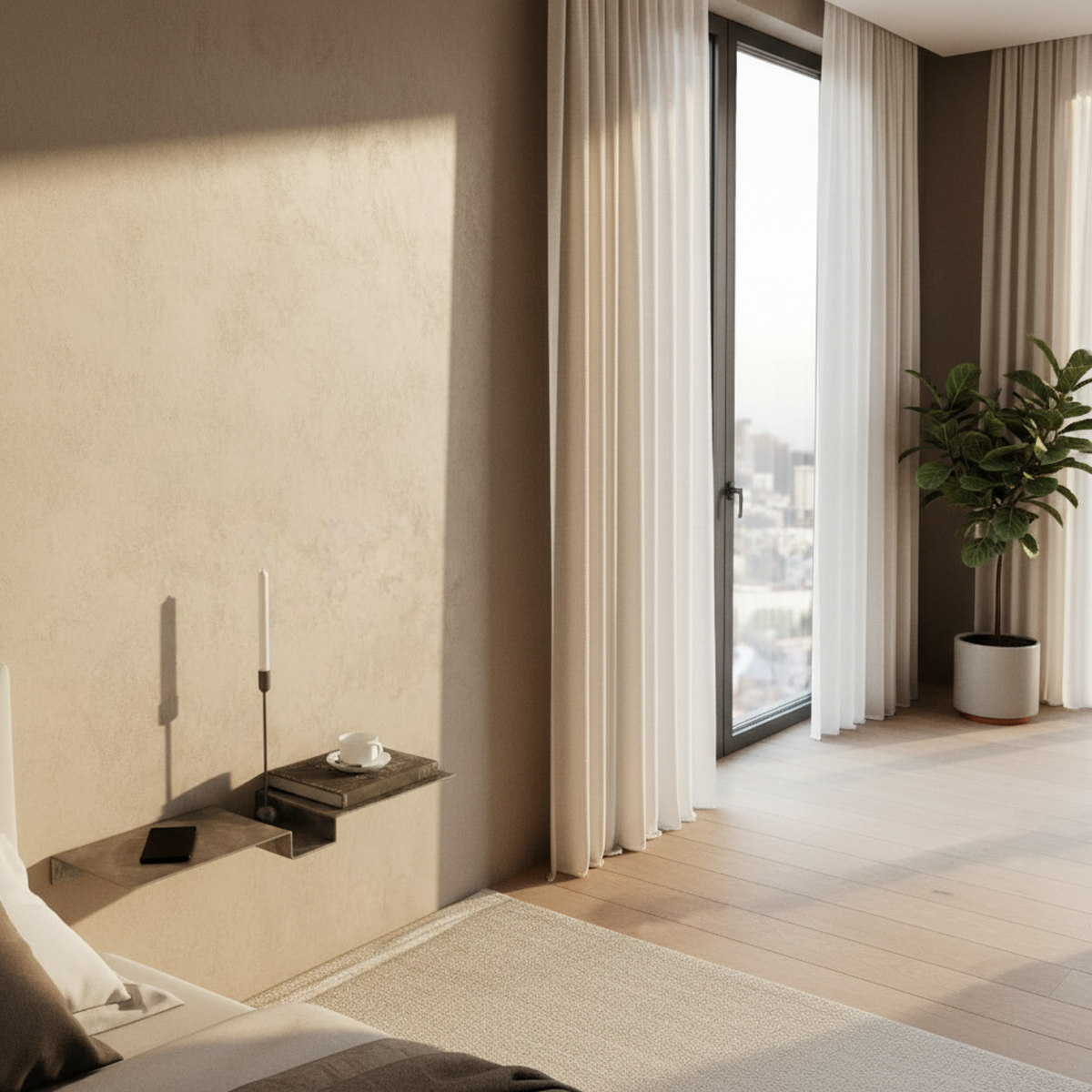 Noptiera Metalică EDGE: Design Minimalist și Eleganță Modernă