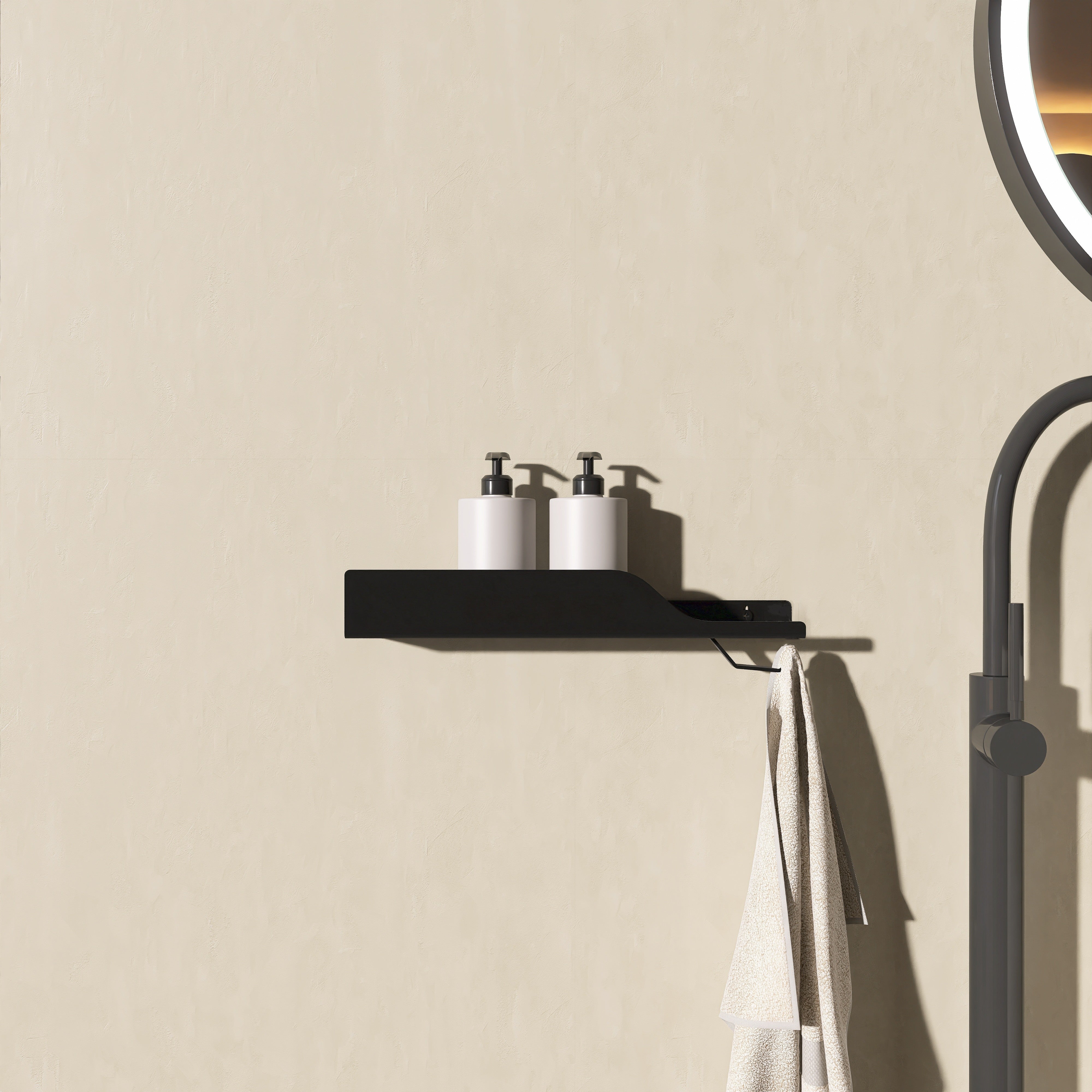 WAVE 2 metal shelf