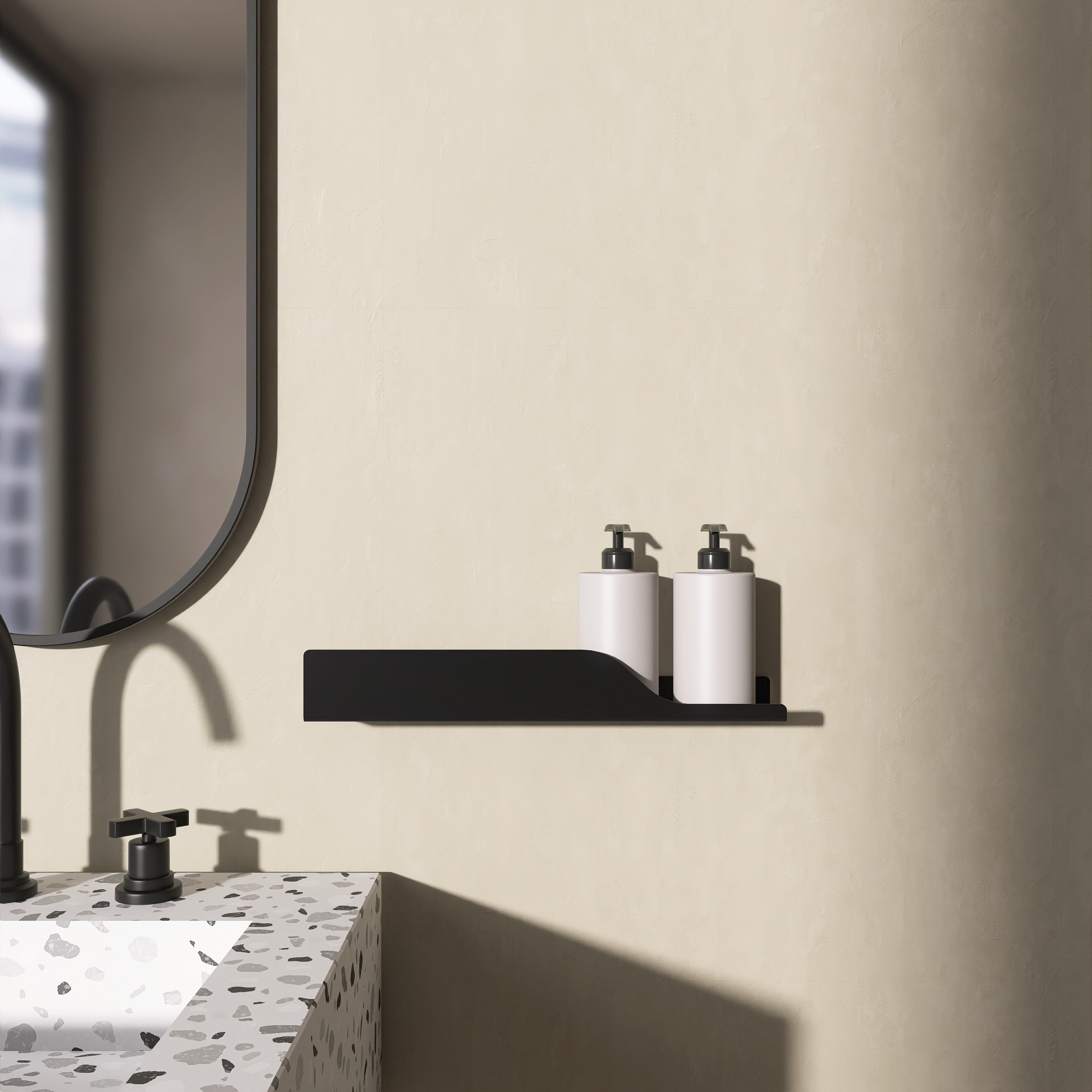 WAVE 1 metal shelf