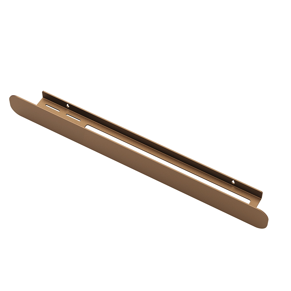 Polita metalica HIDE 4 – raft elegant din aluminiu, ideal ca etajera si suport pentru prosoape si produse de igiena, perfecta pentru o baie ordonata si moderna.