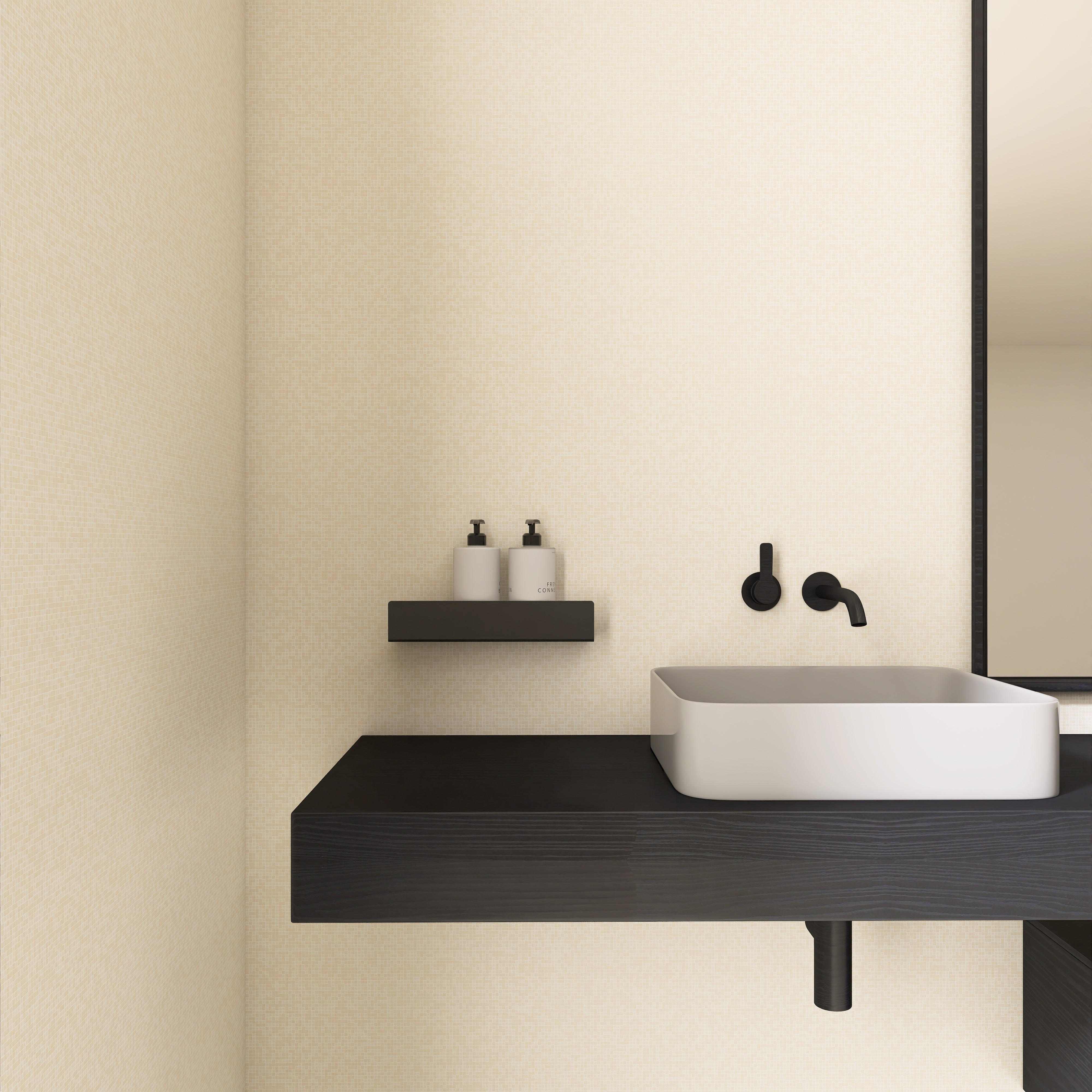 Polita metalica LINE 1 – design minimalist si liniar, perfecta pentru depozitarea produselor de ingrijire, ideal pentru orice baie compacta si practica.

