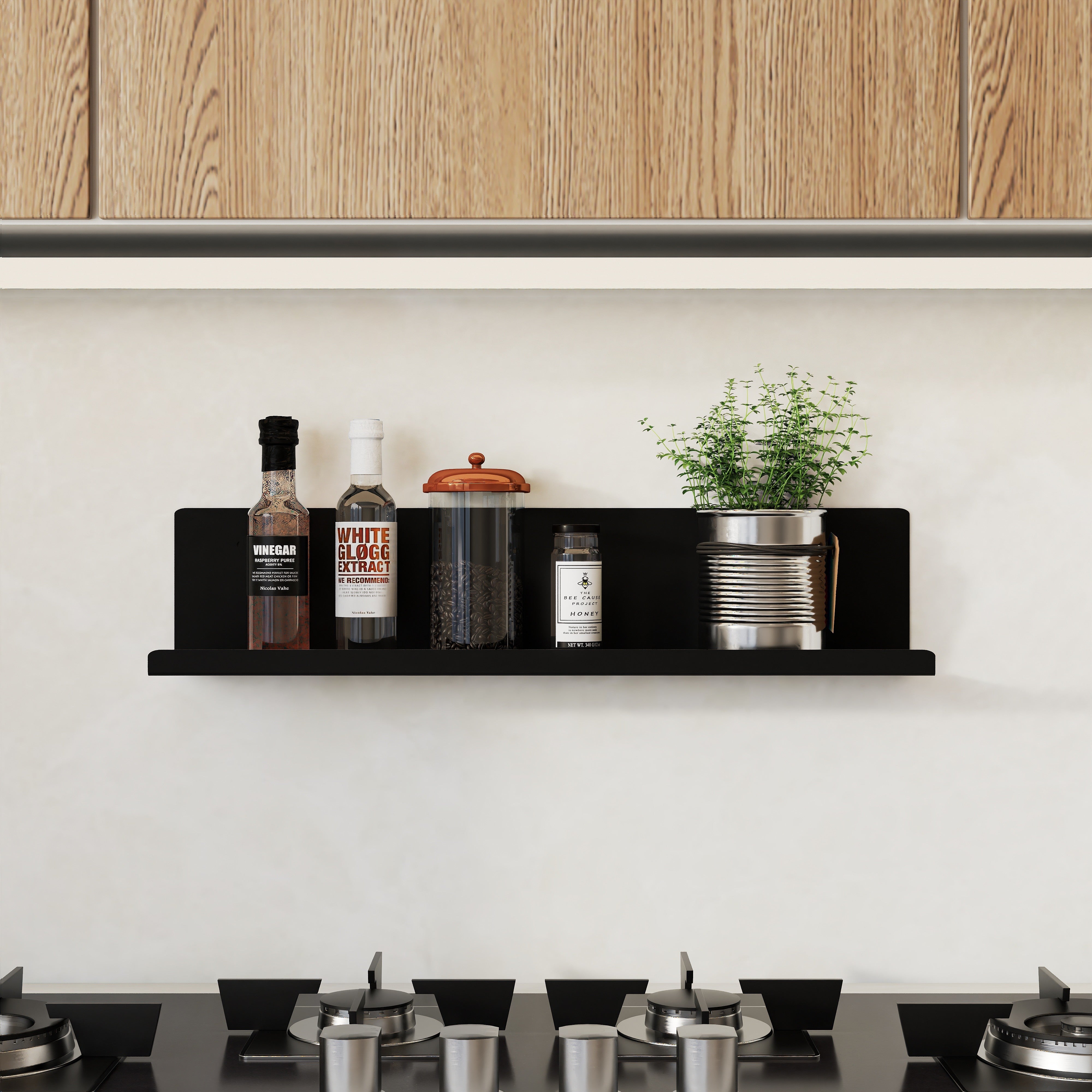 Raft HOLD pentru bucătărie - dimensiuni disponibile 30, 40, 50, 60 cm