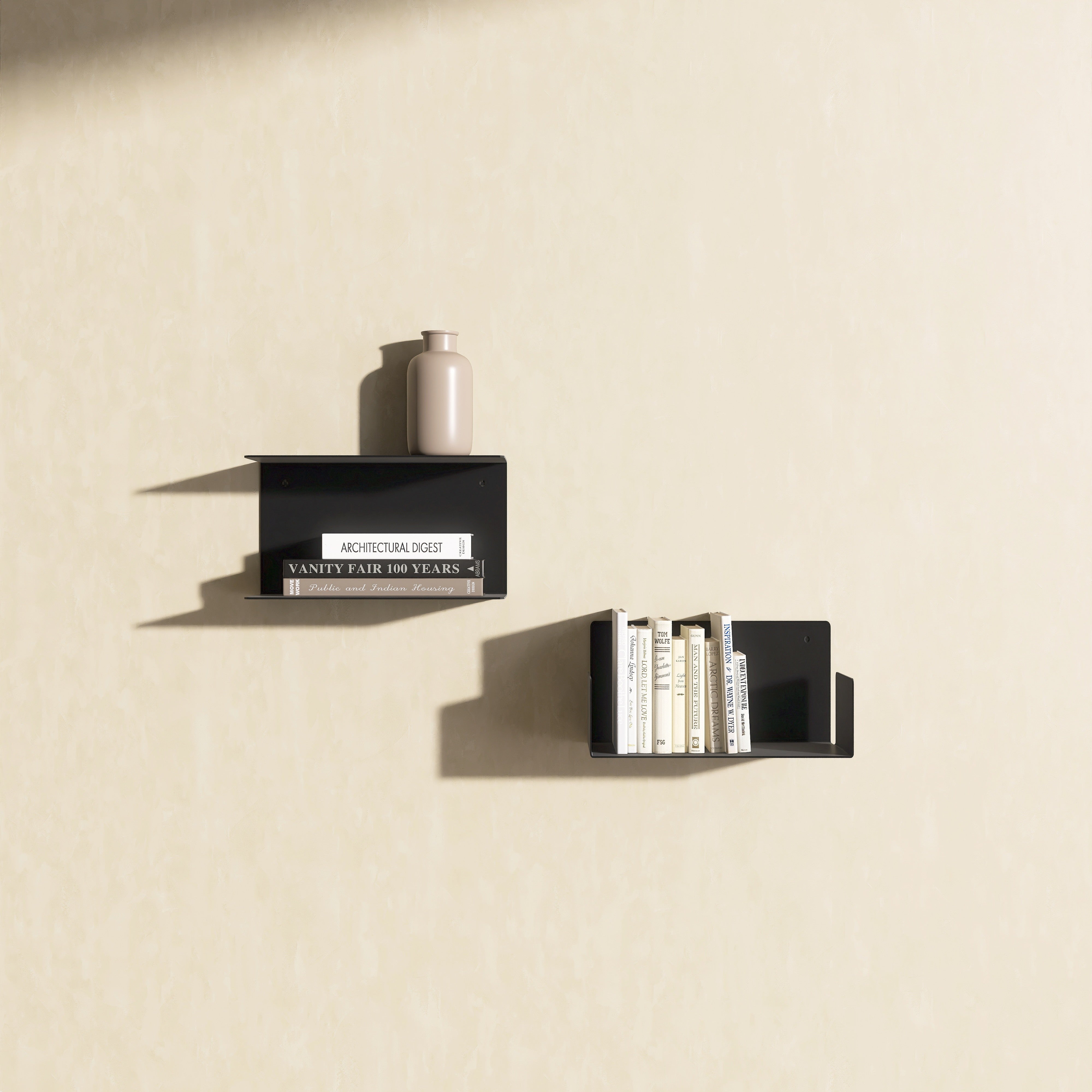 Set etajere metalice U-shelf + Fold