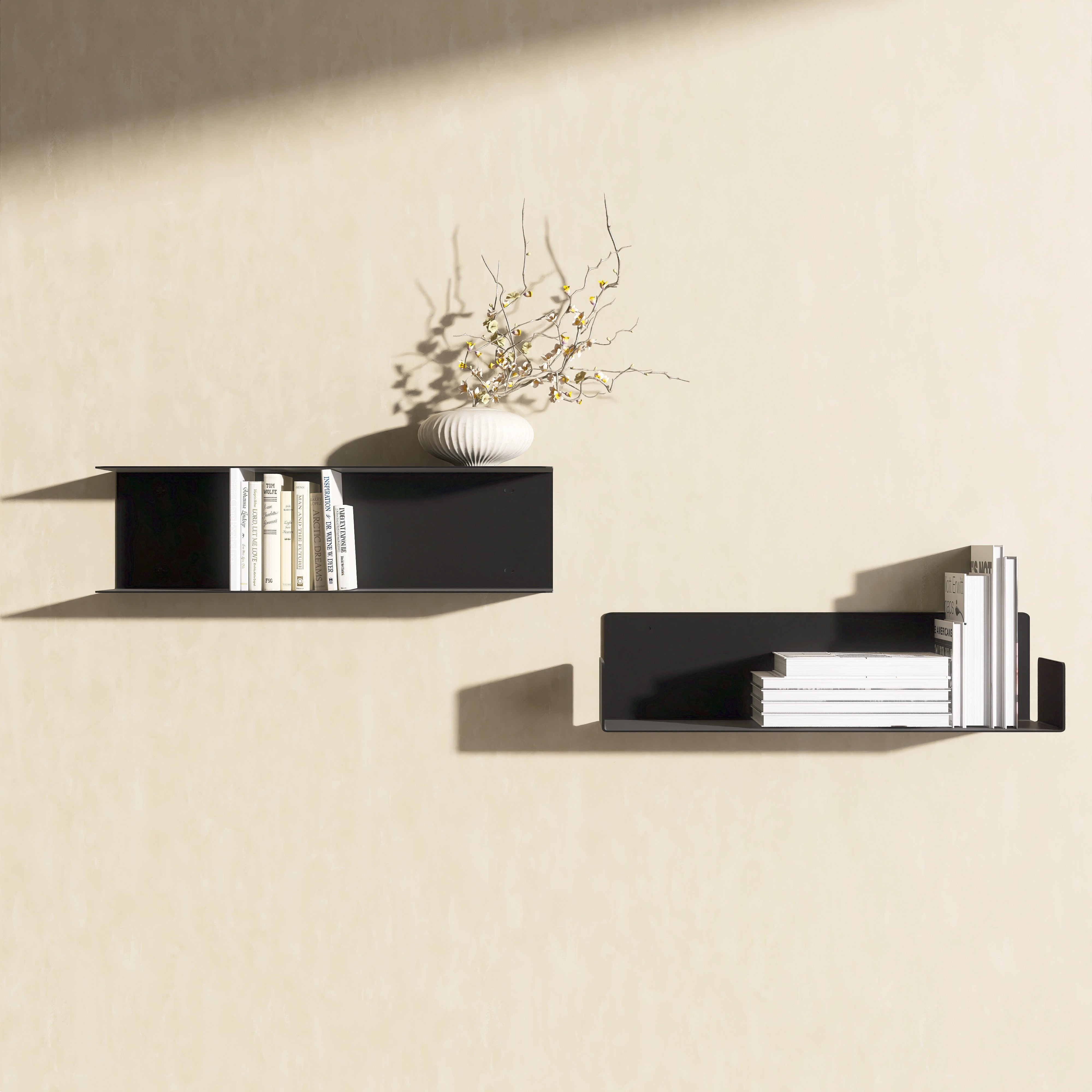 Set etajere metalice U-shelf + Fold