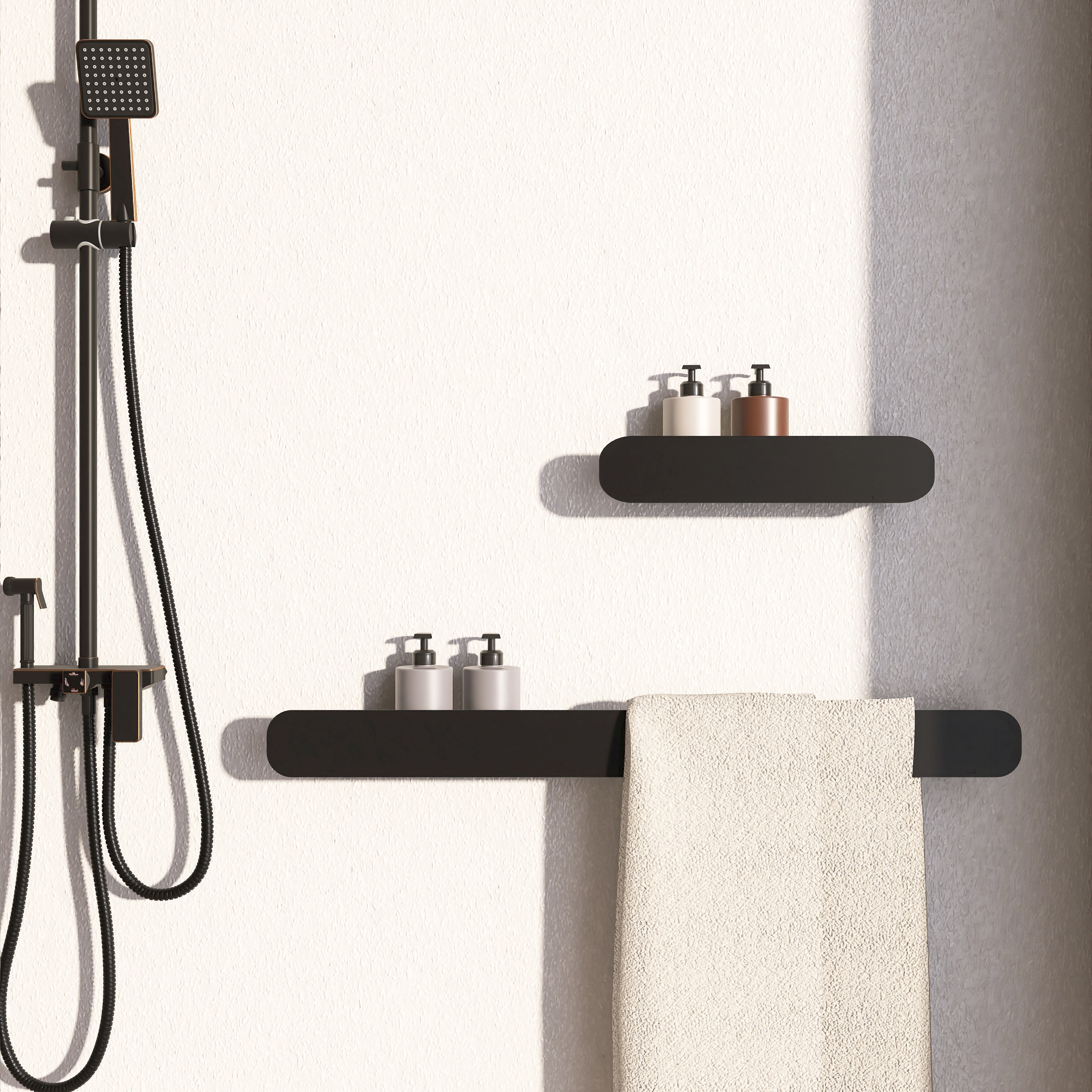 HIDE 1 Bathroom Shelf Set – 40 + 90 cm