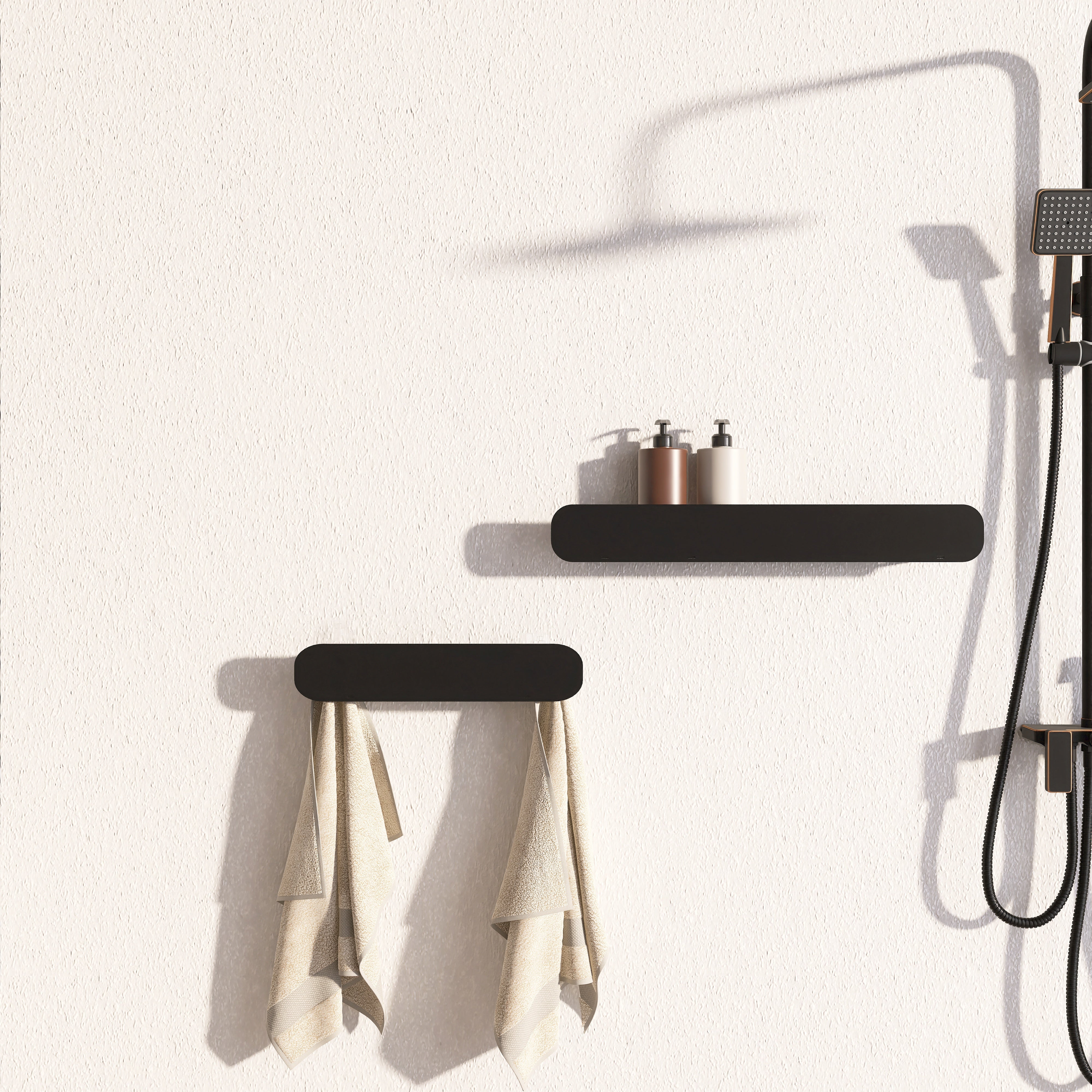 HIDE 10 Bathroom Shelf Set – 40 + 60 cm