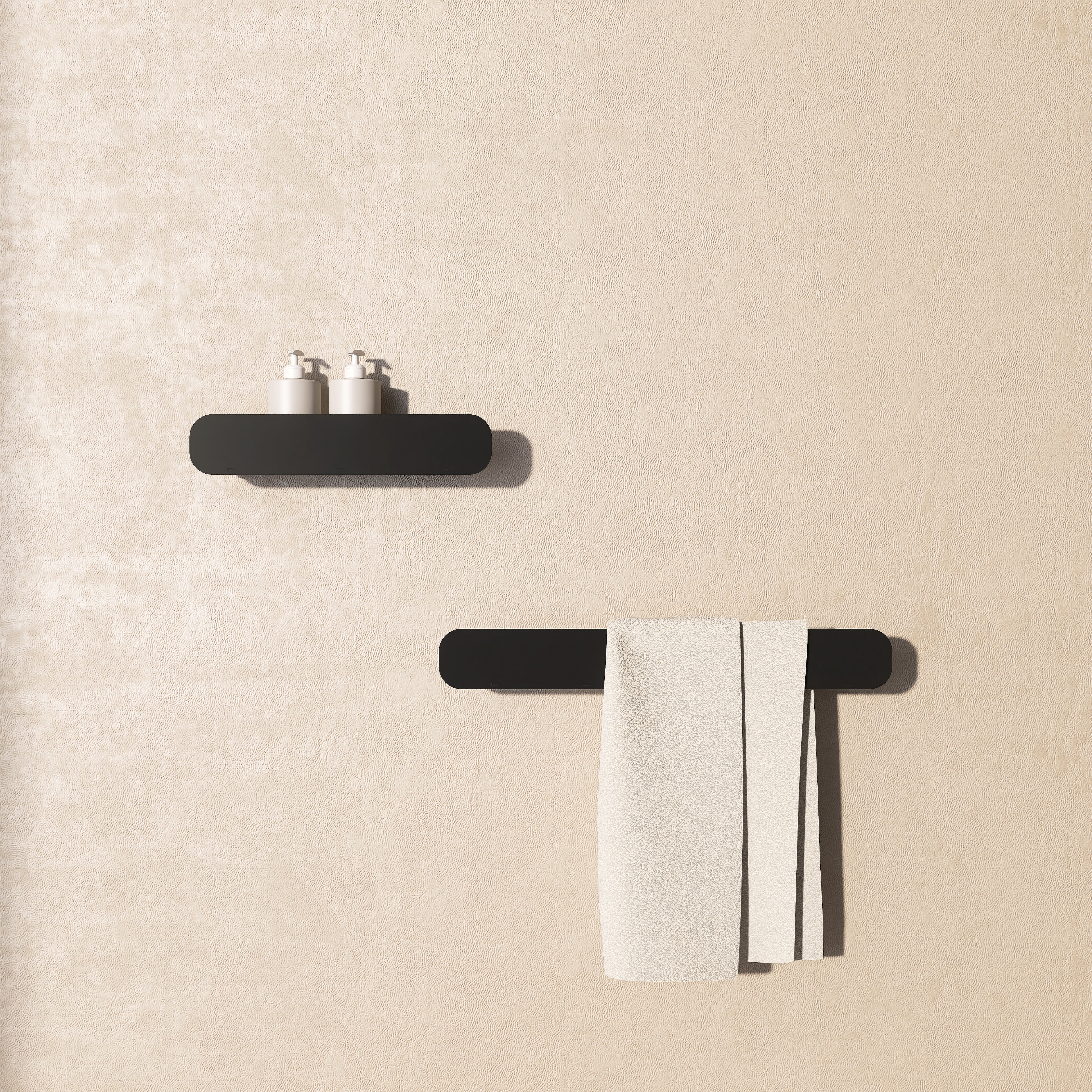HIDE 3 Bathroom Shelf Set – 40 + 60 cm