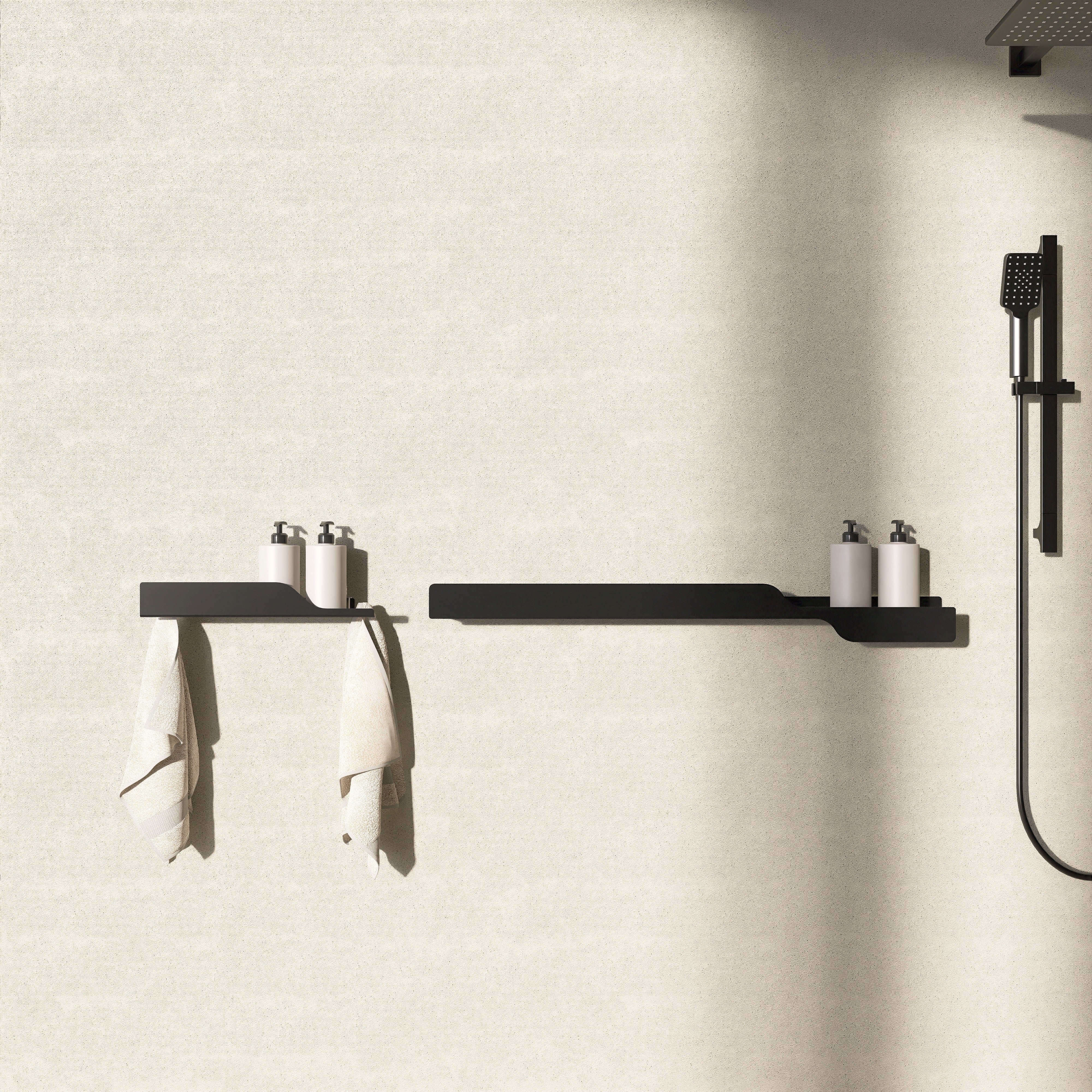 Set polite de baie WAVE 12 40+90 cm